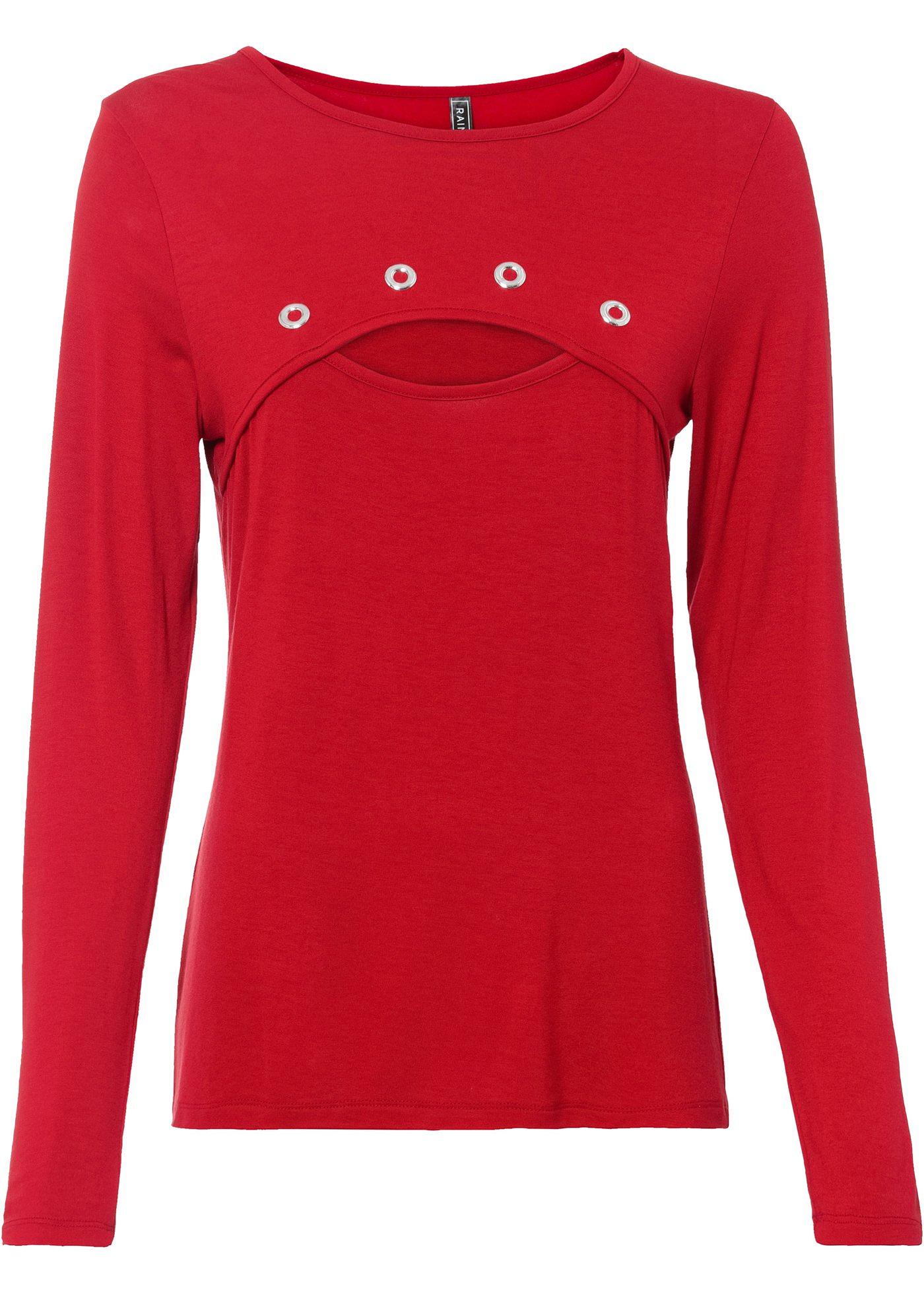 T-shirt manches longues avec rivets