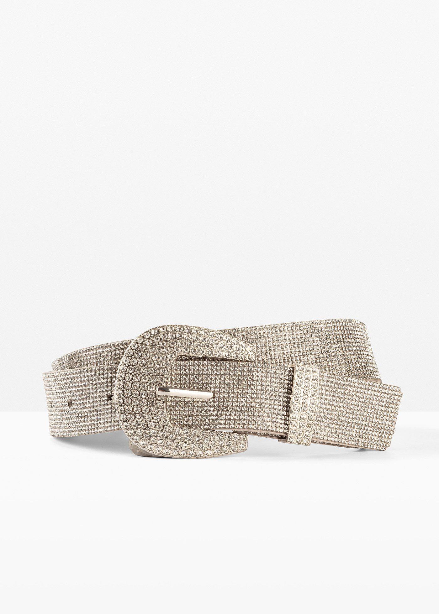 Ceinture Chic Art Nouveau En Argent Noircie - Bijou De Style Ancien - Occasion
