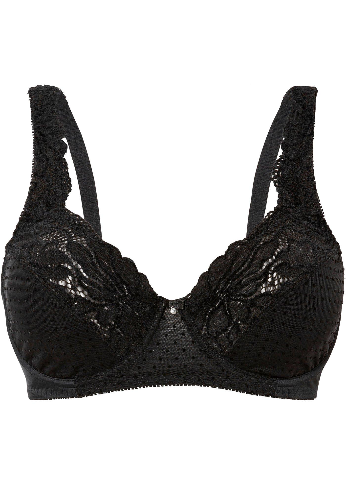 Soutien-gorge minimiseur à armatures avec tissu velours avec polyamide recyclé