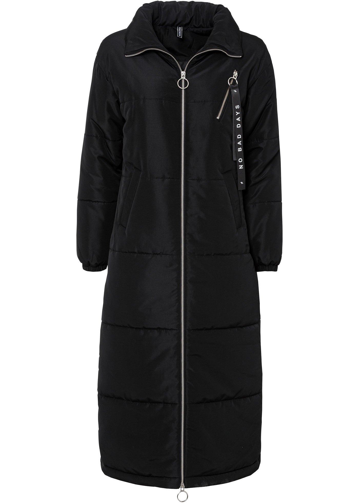 Blouson bomber long en polyester recyclé