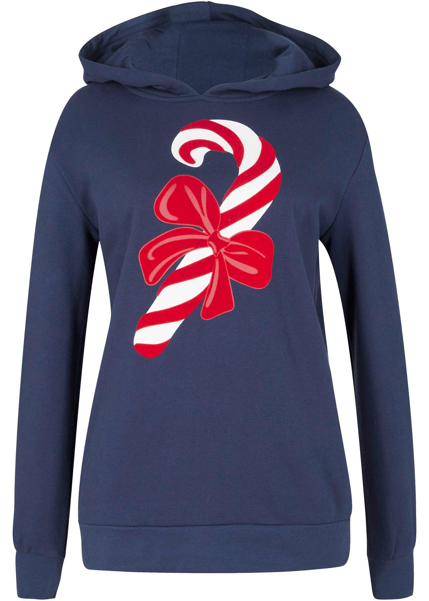 Sweat-shirt de Noël à capuche