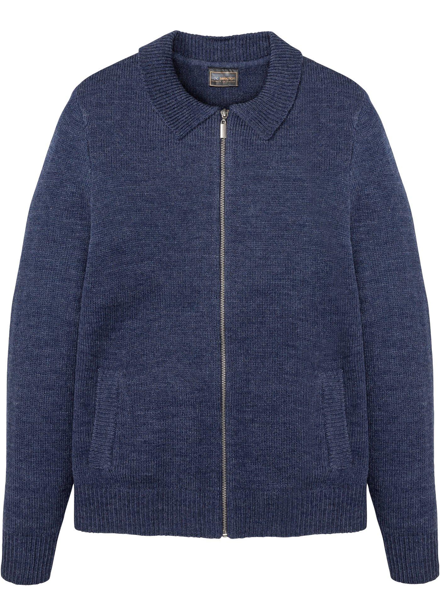 Gilet en maille avec col polo