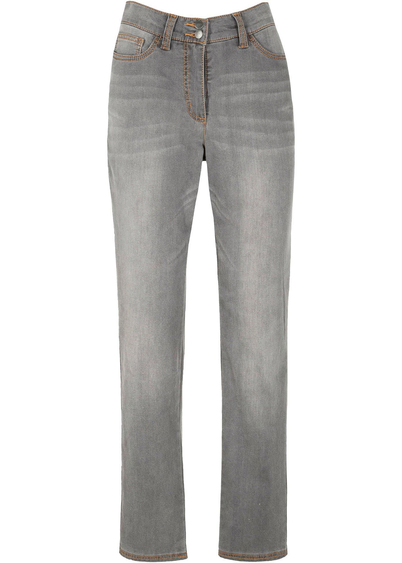 Jean thermo avec effet push-up et taille confortable, Straight