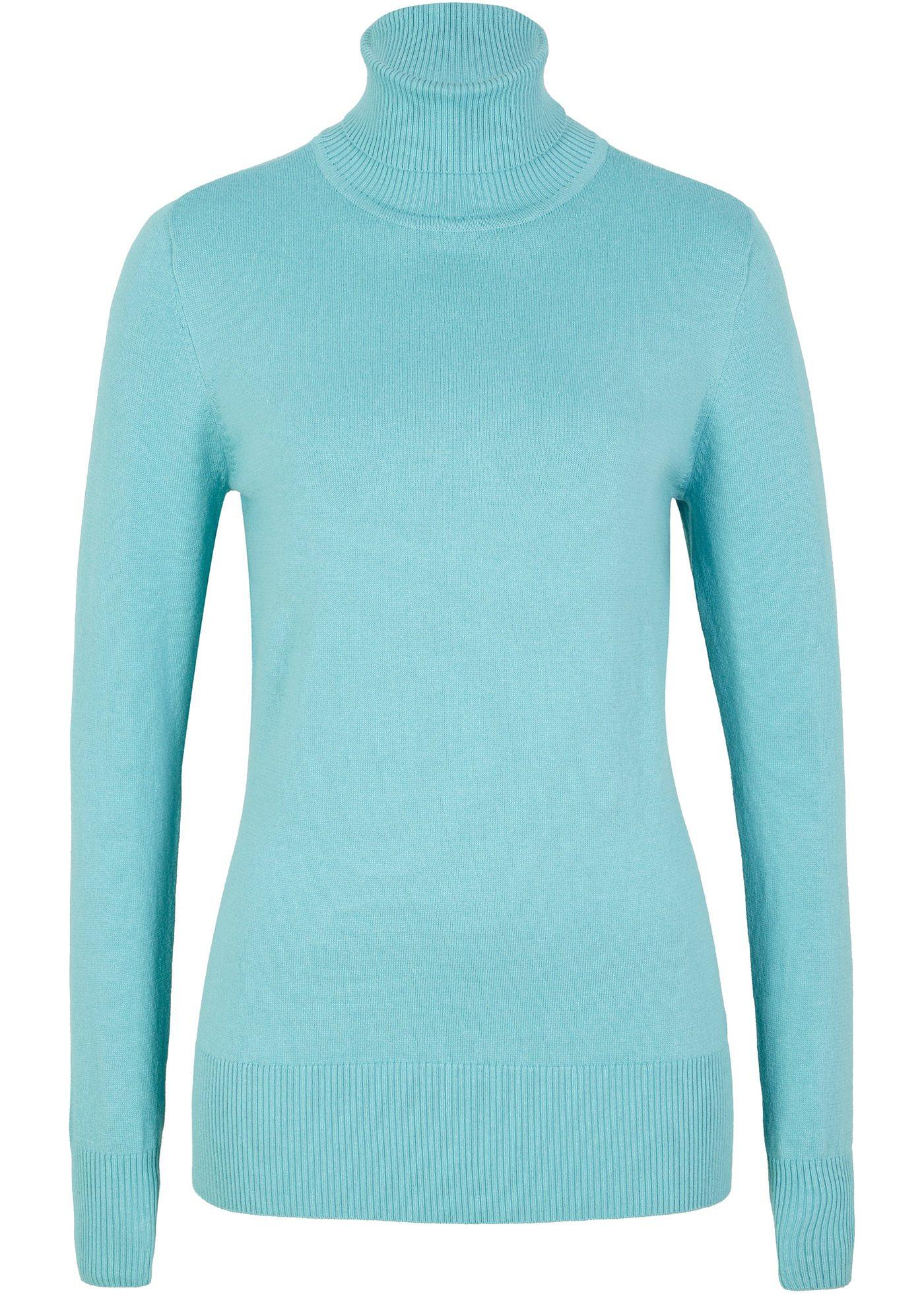 Pull à col roulé en fine maille