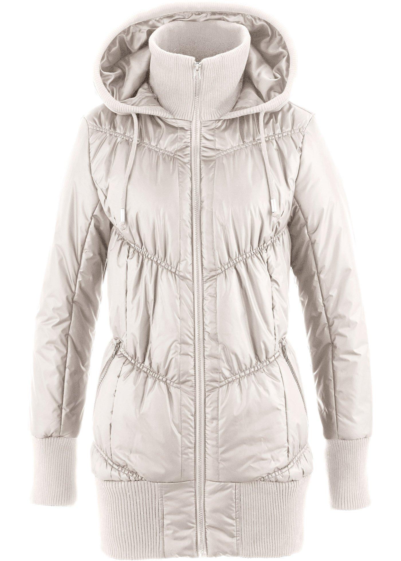 Veste matelassée à empiècement taille confortable et capuche