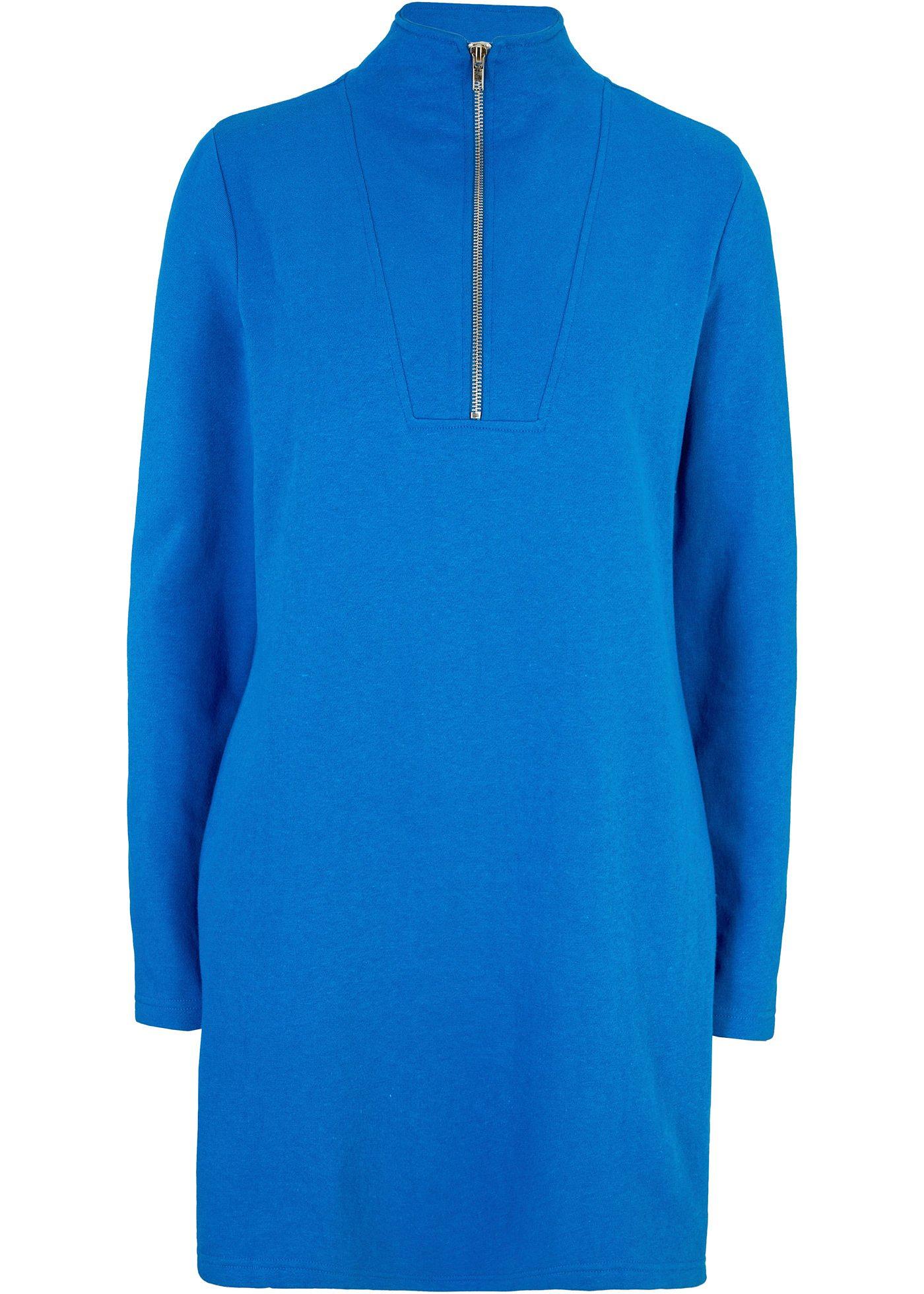 Sweat-shirt col camionneur avec fentes latérales