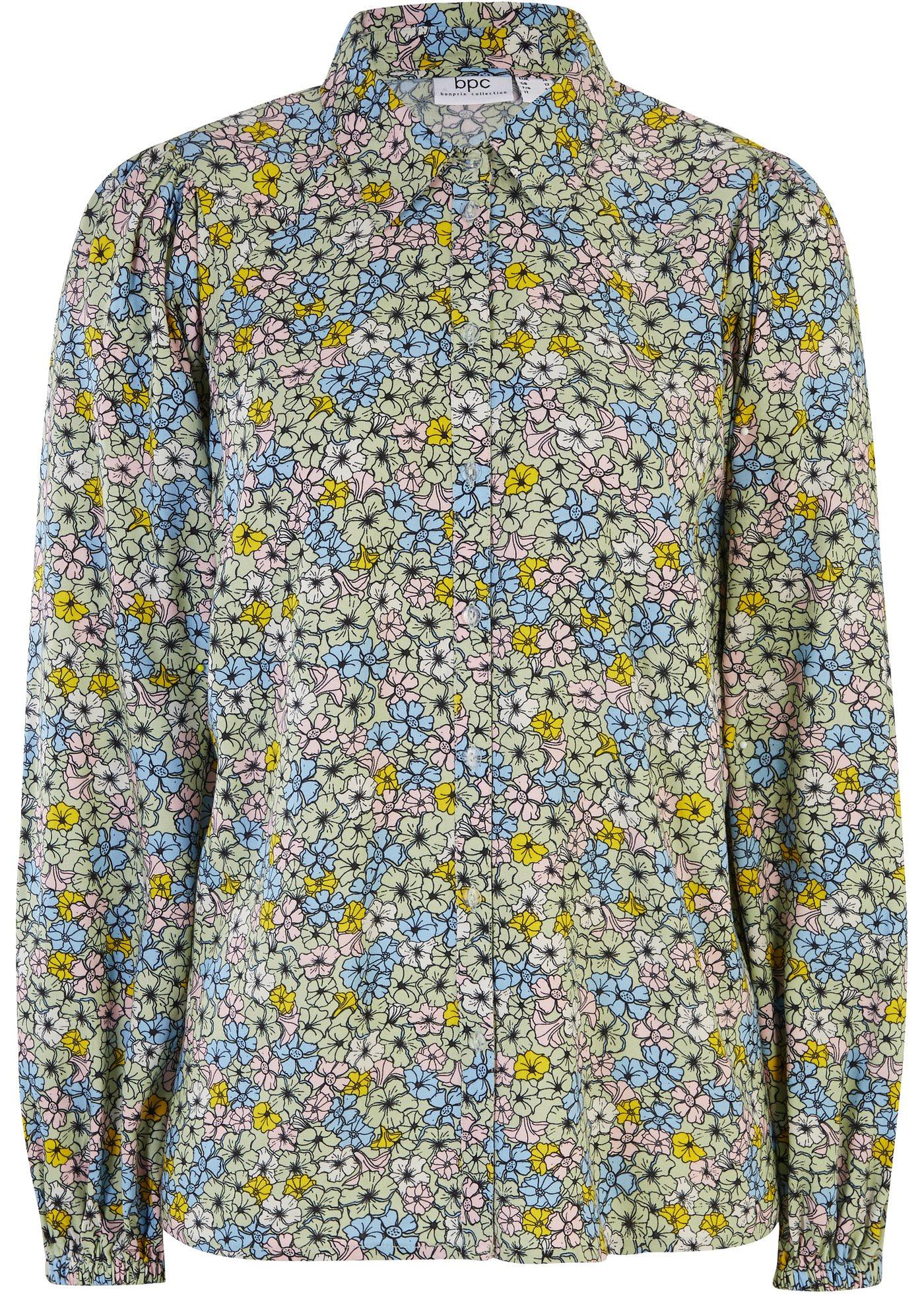 Chemisier fleuri en viscose