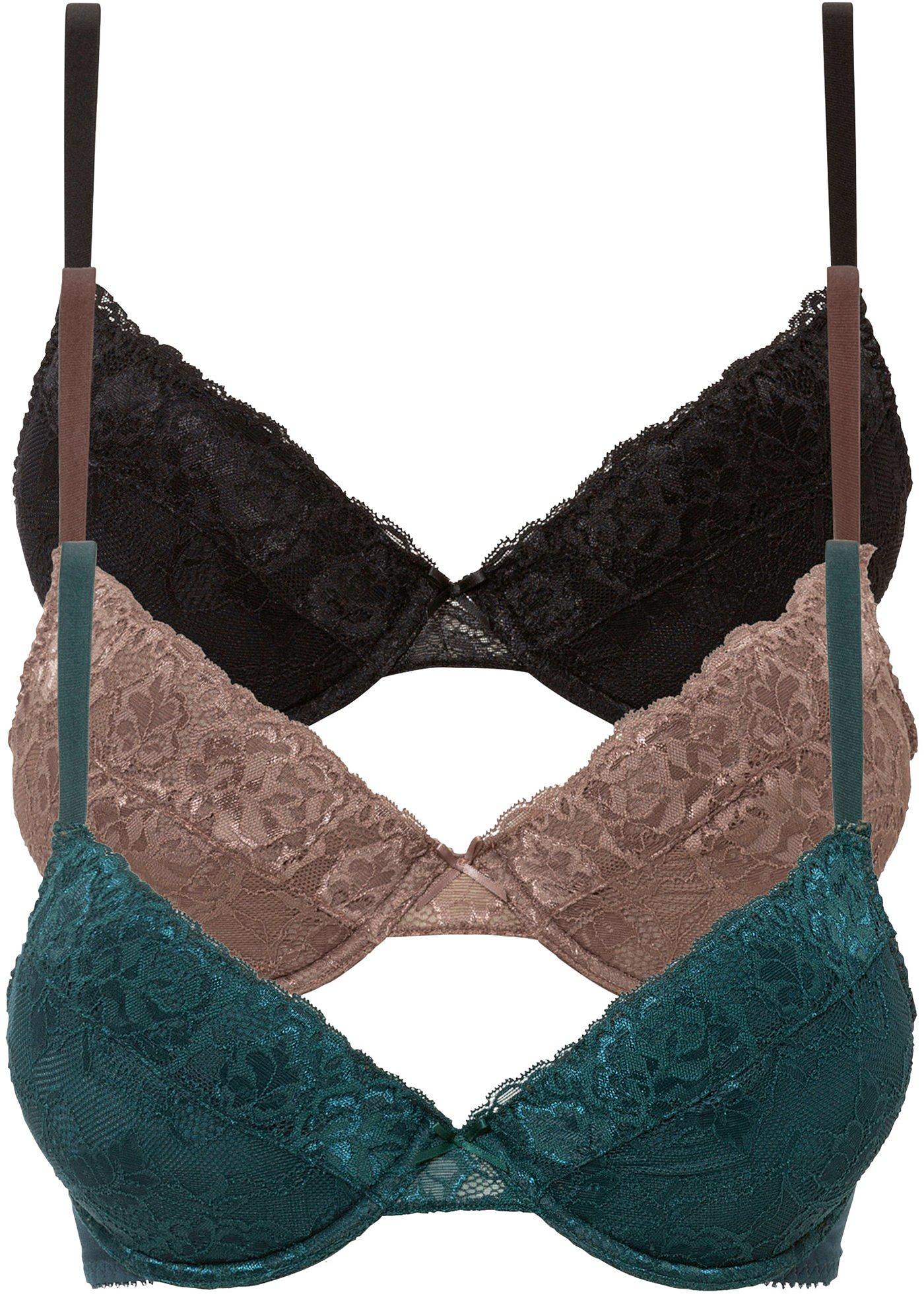 Lot de 3 soutiens-gorge push-up