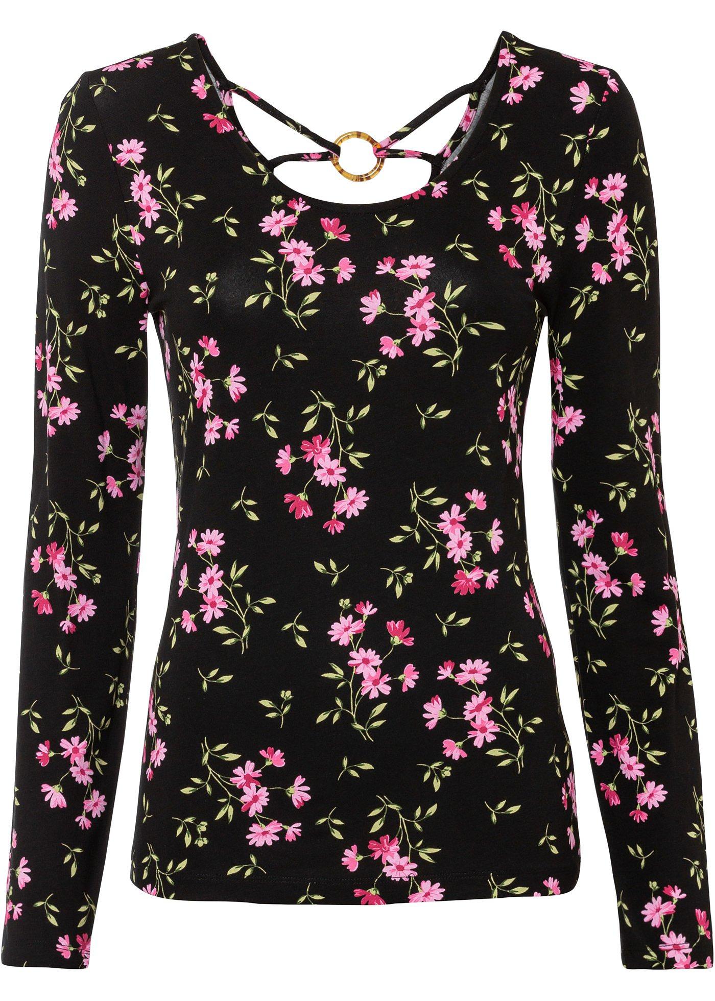 T-shirt manches longues imprimé