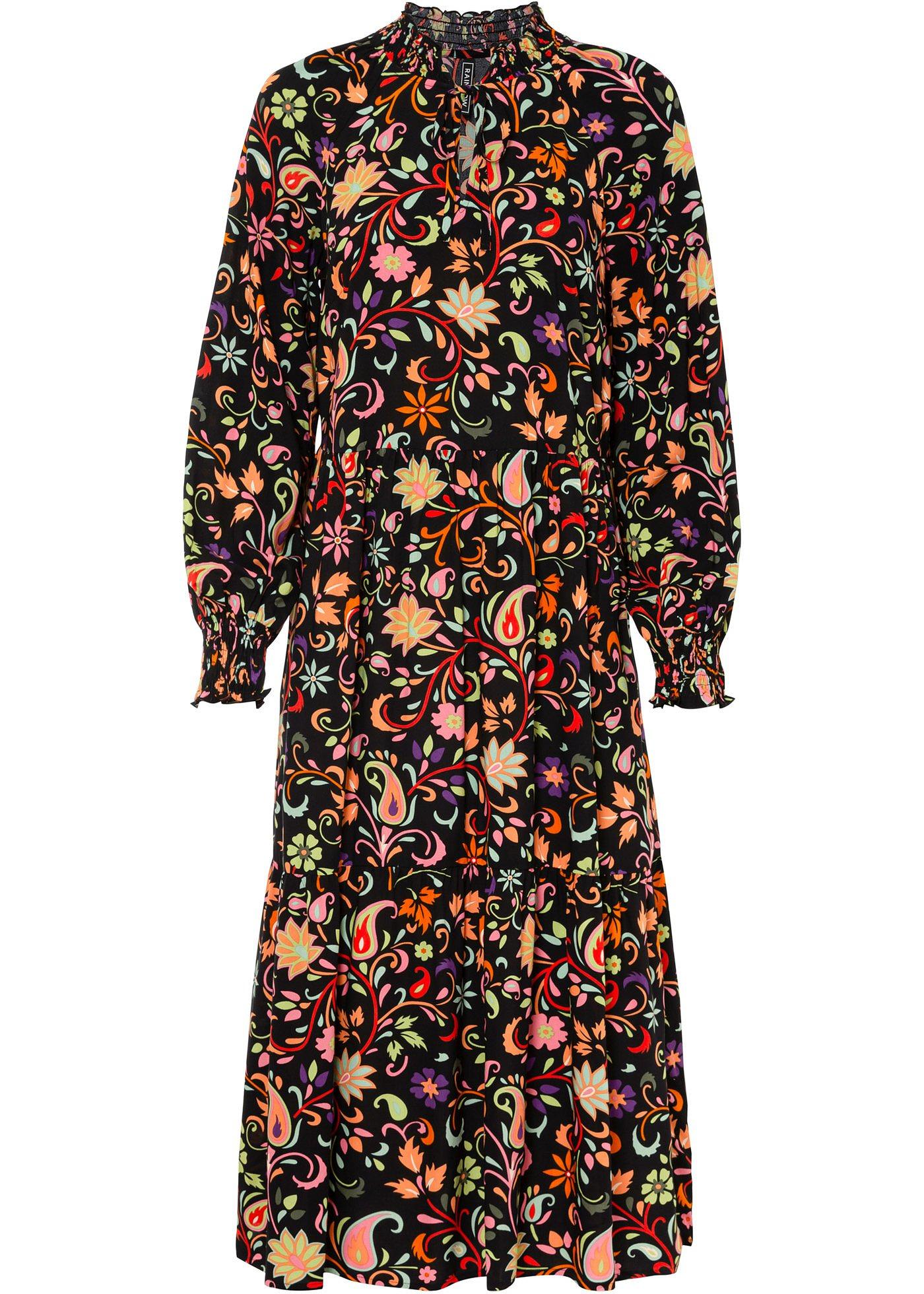 Robe longue en viscose