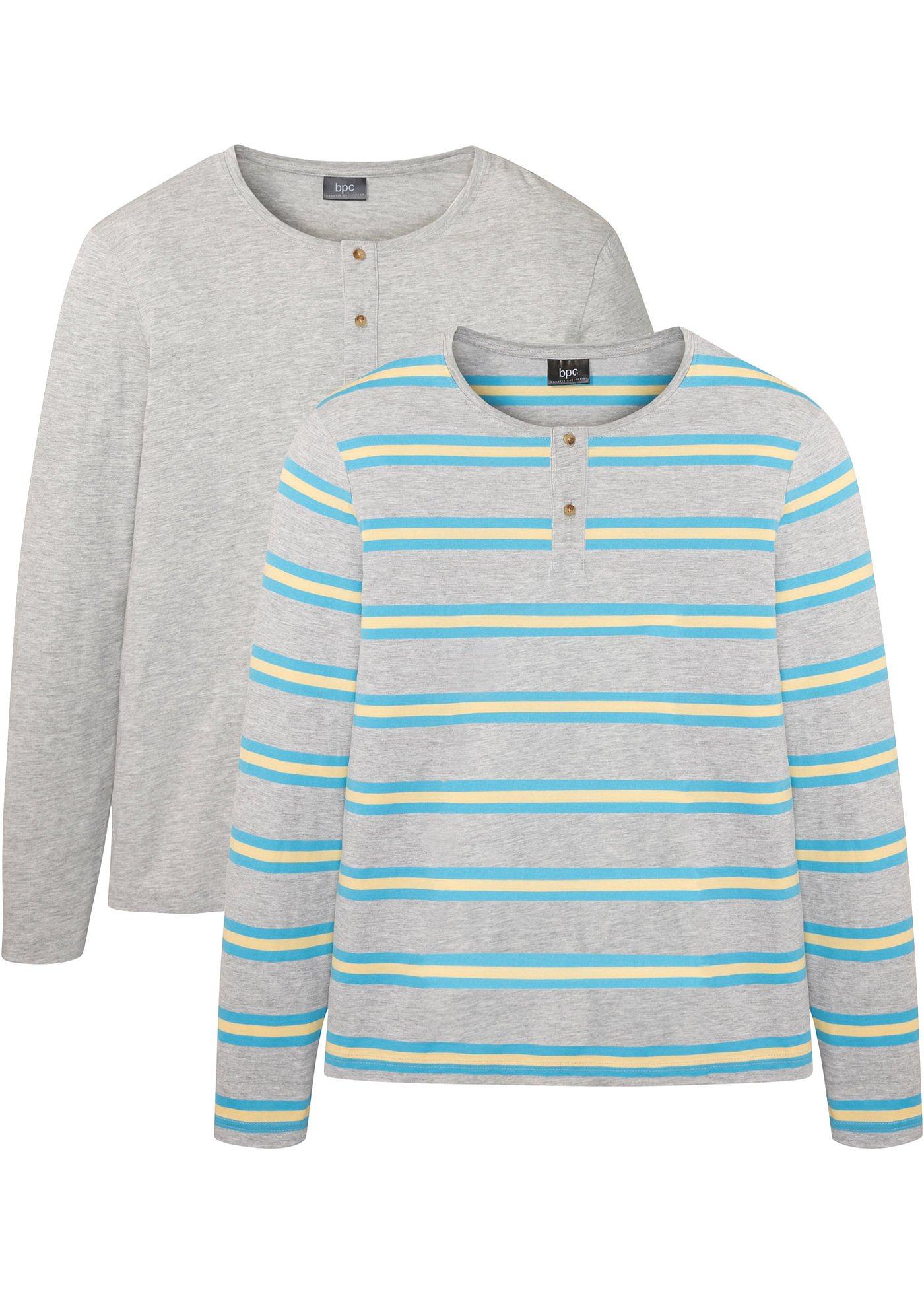 Lot de 2 T-shirts Henley