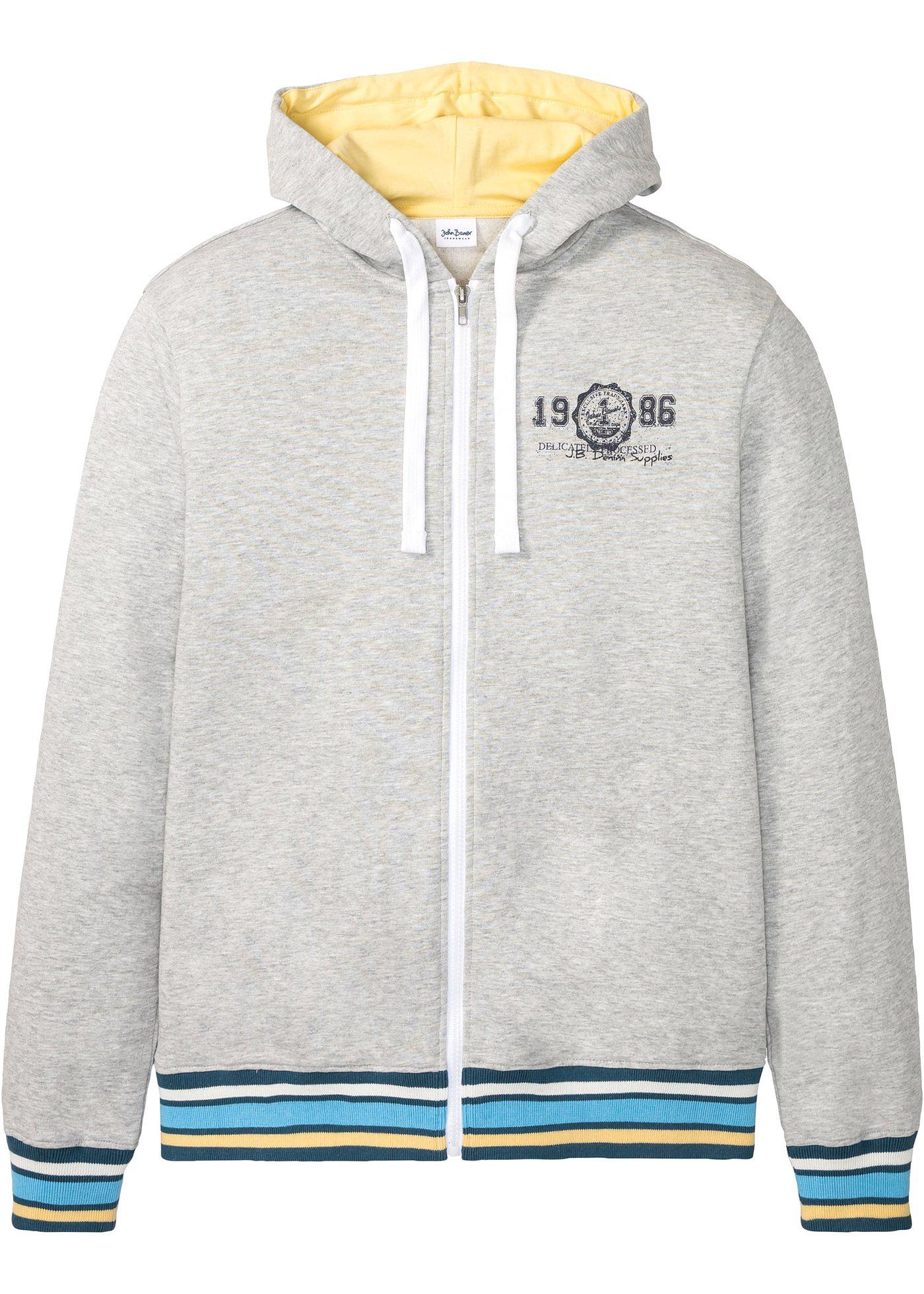 Gilet sweat à capuche