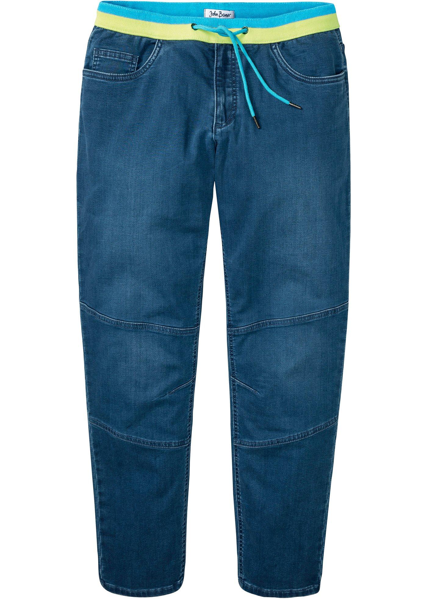 Image de Jean-sweat à taille extensible Regular Fit, Tapered