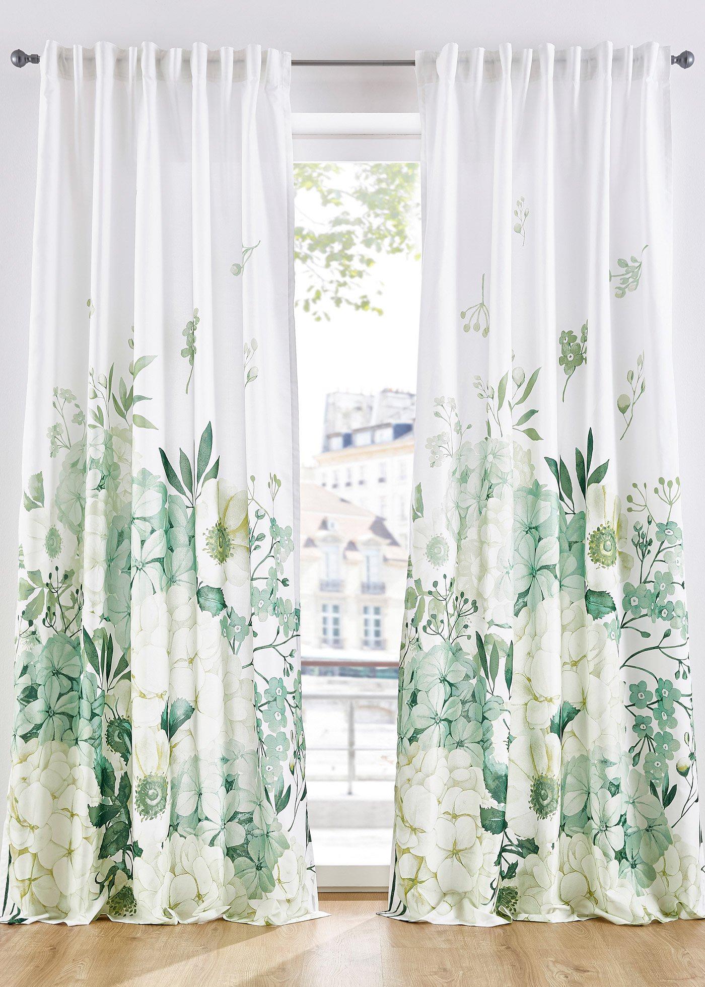 Panneau microfibre à imprimé floral (1 pce.)