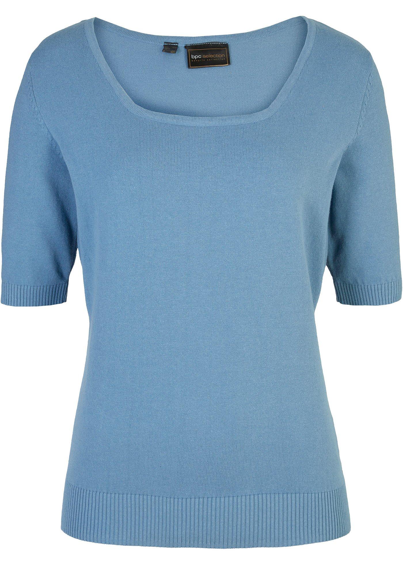 Pull à encolure carrée