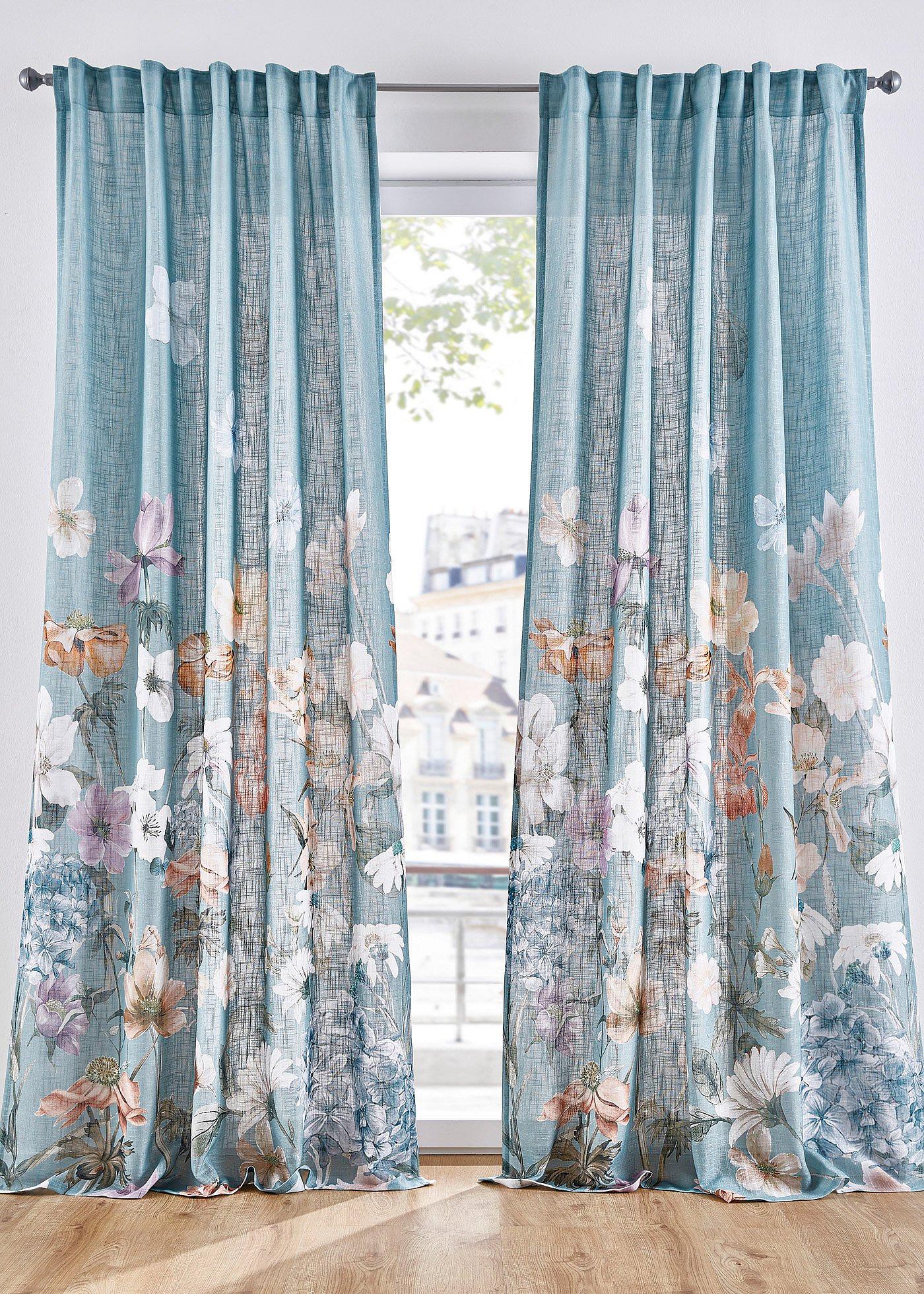 Panneau à imprimé floral (1 pce.)