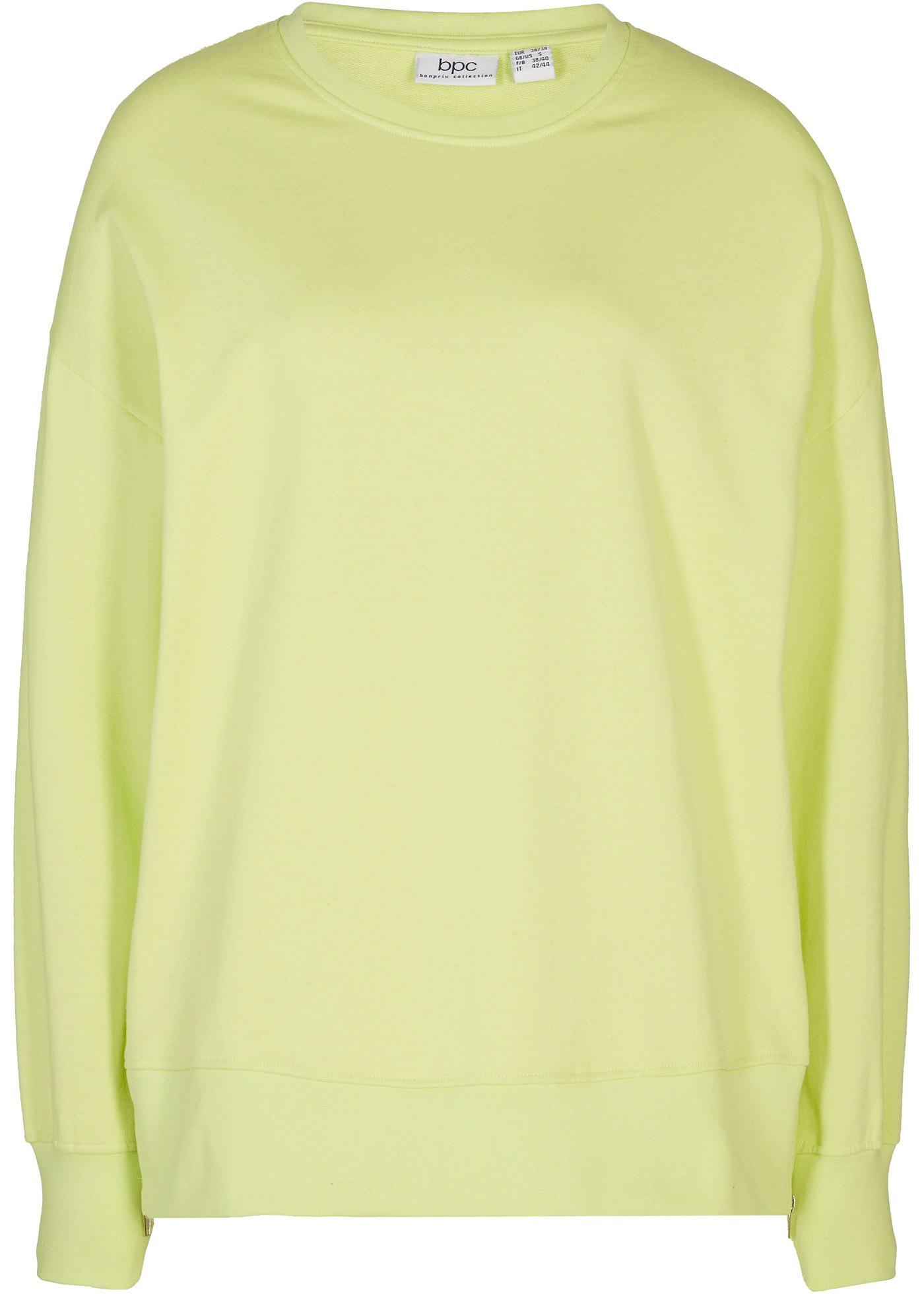 Sweat-shirt avec fentes latérales