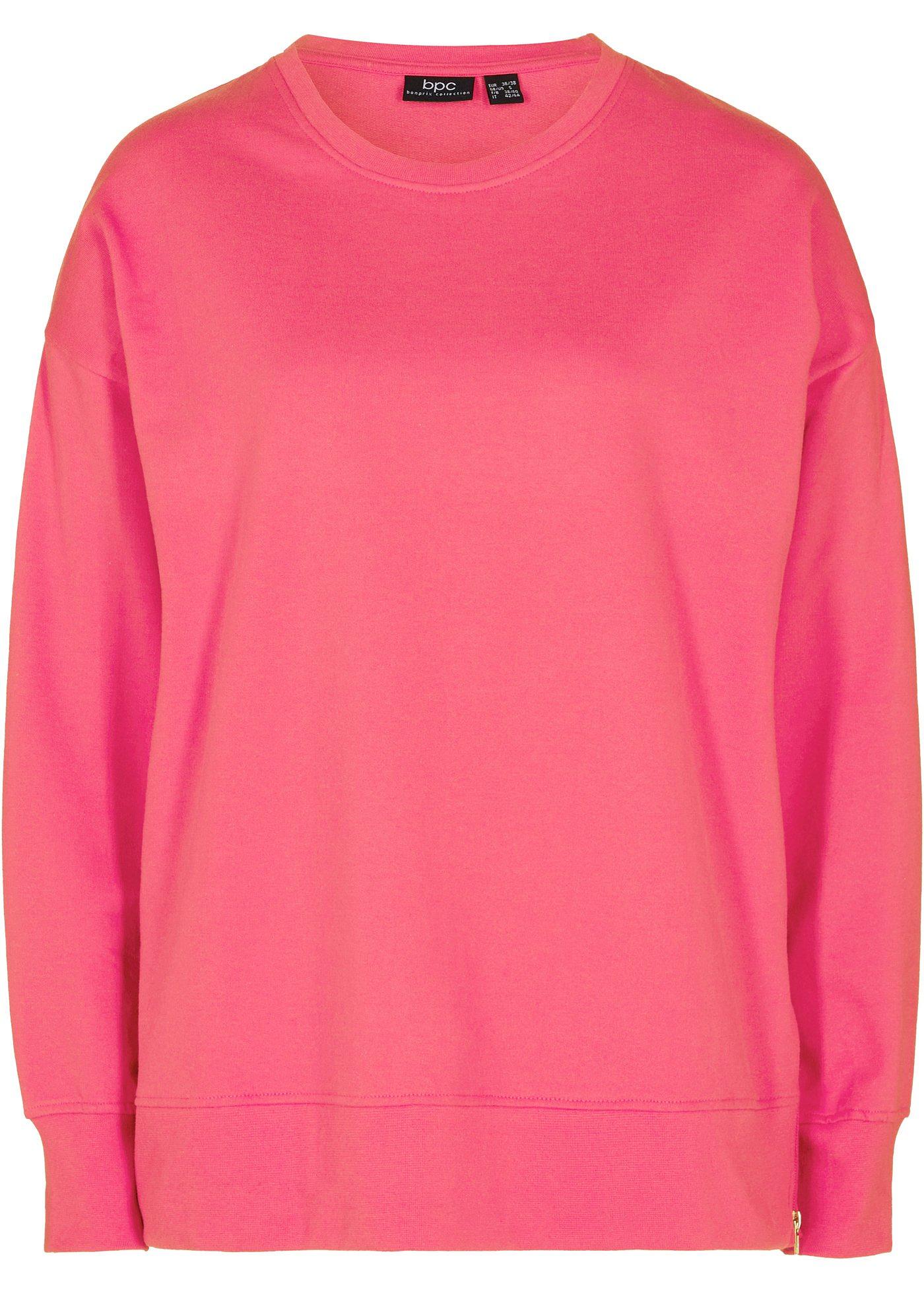 Sweat-shirt avec fentes latérales