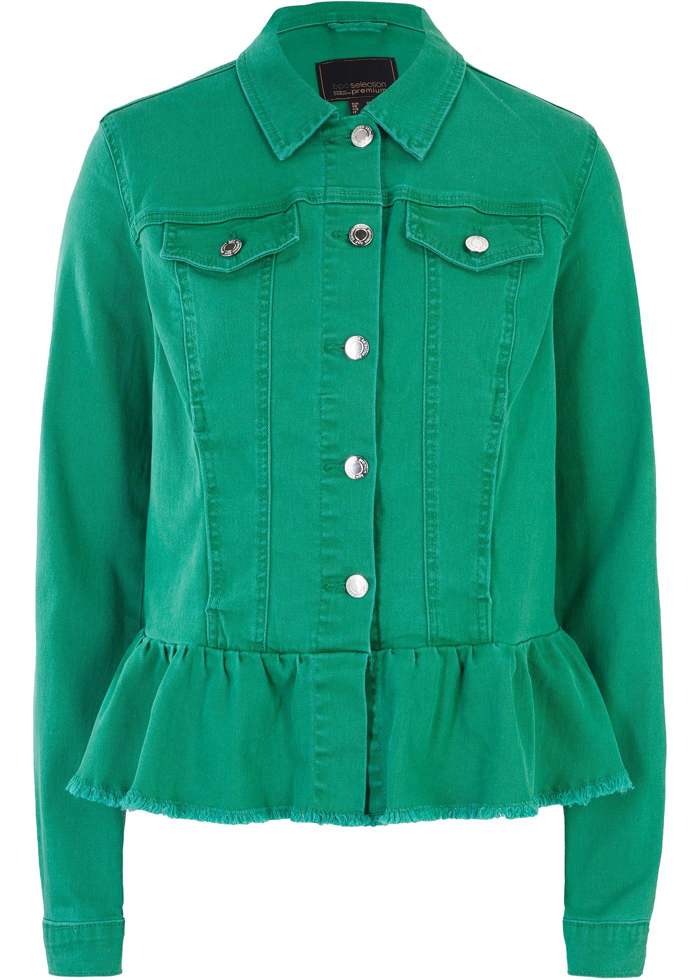 Veste en jean à basque