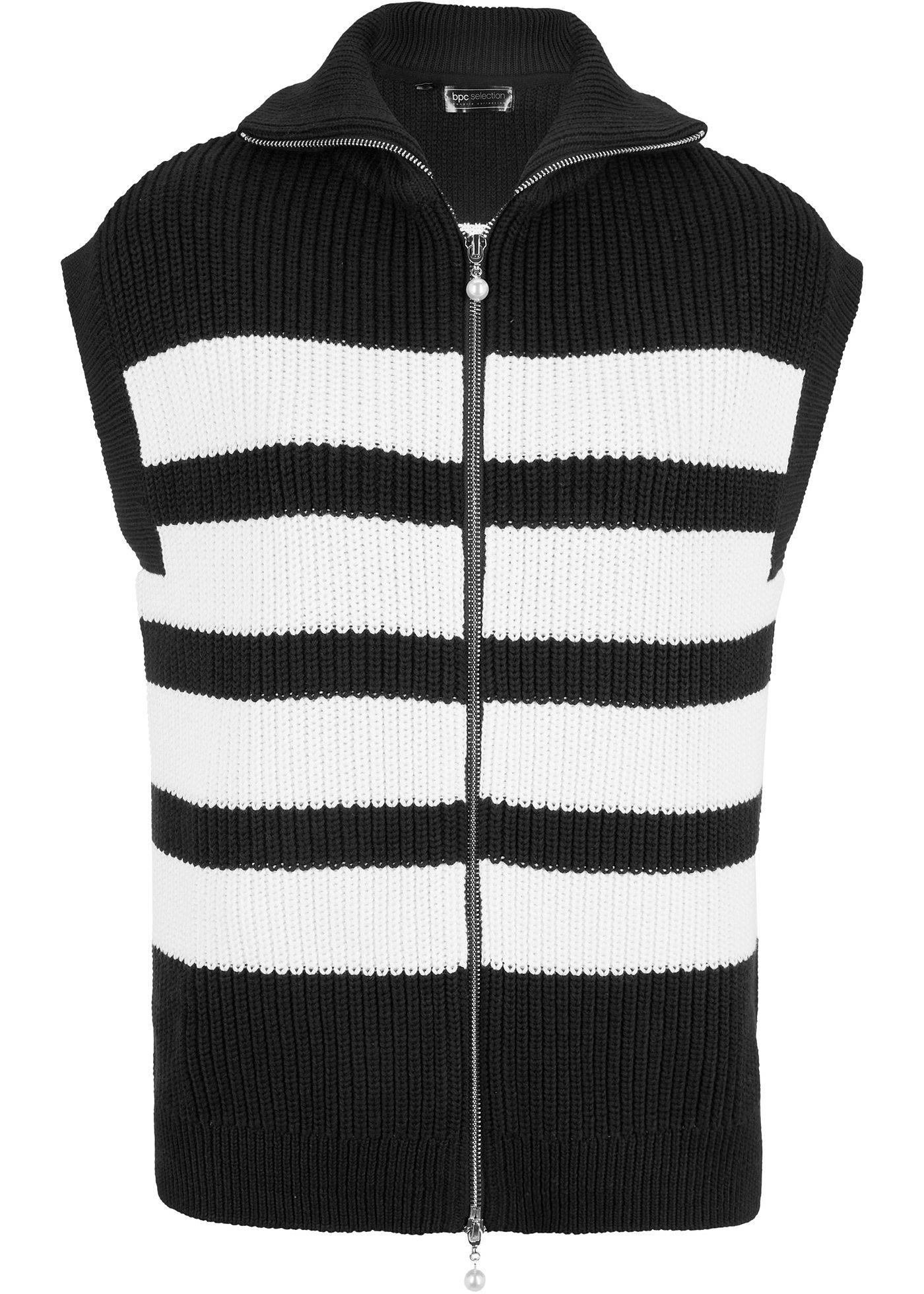 Pull sans manches avec épaules basses