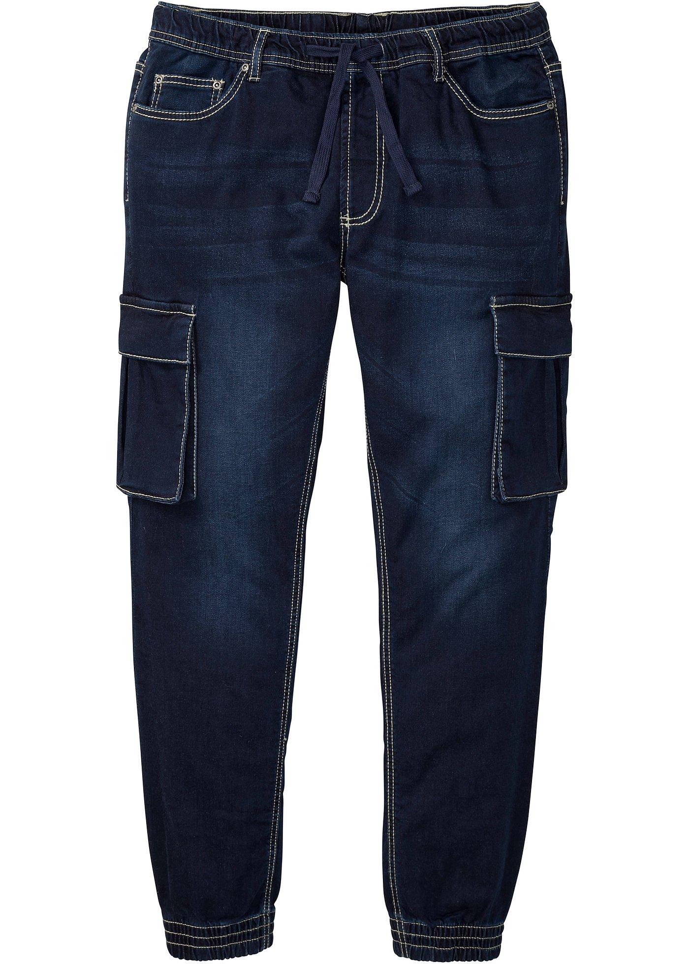 Image de Jean Cargo Slim Fit Straight à enfiler