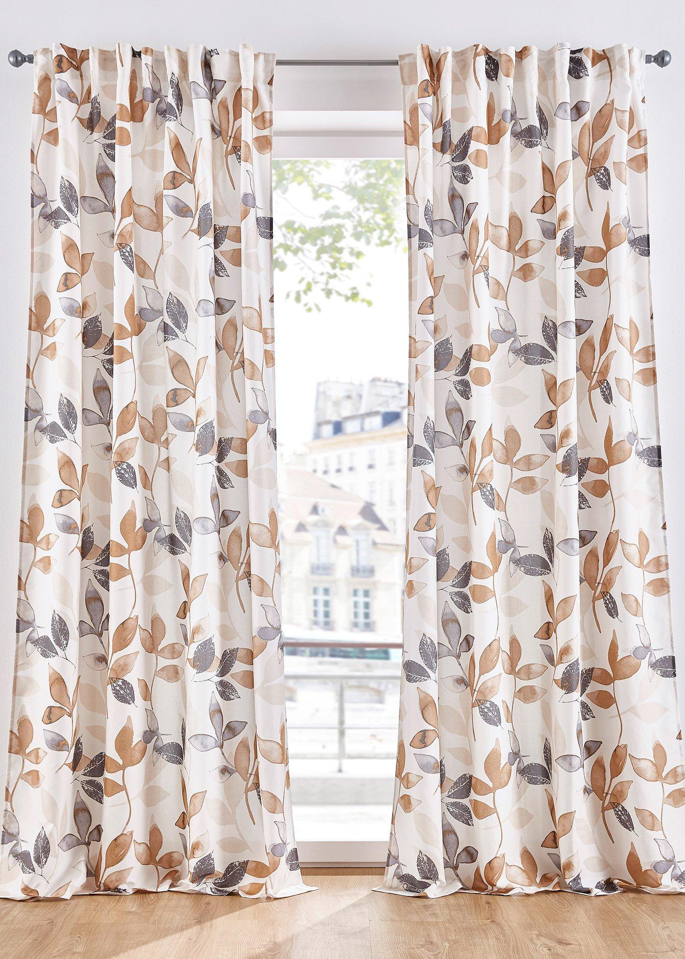 Panneau à imprimé feuilles (1 pce.)