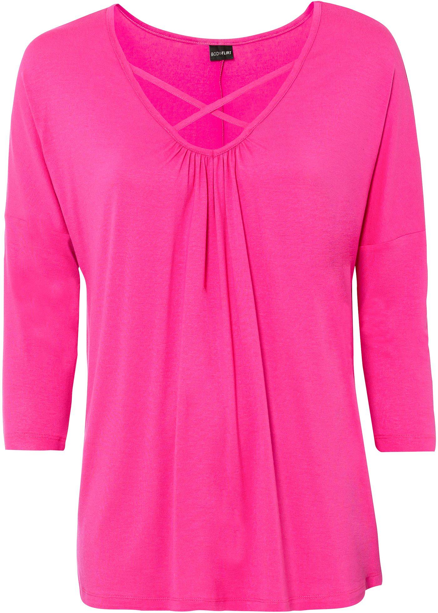 T-shirt avec détail en viscose