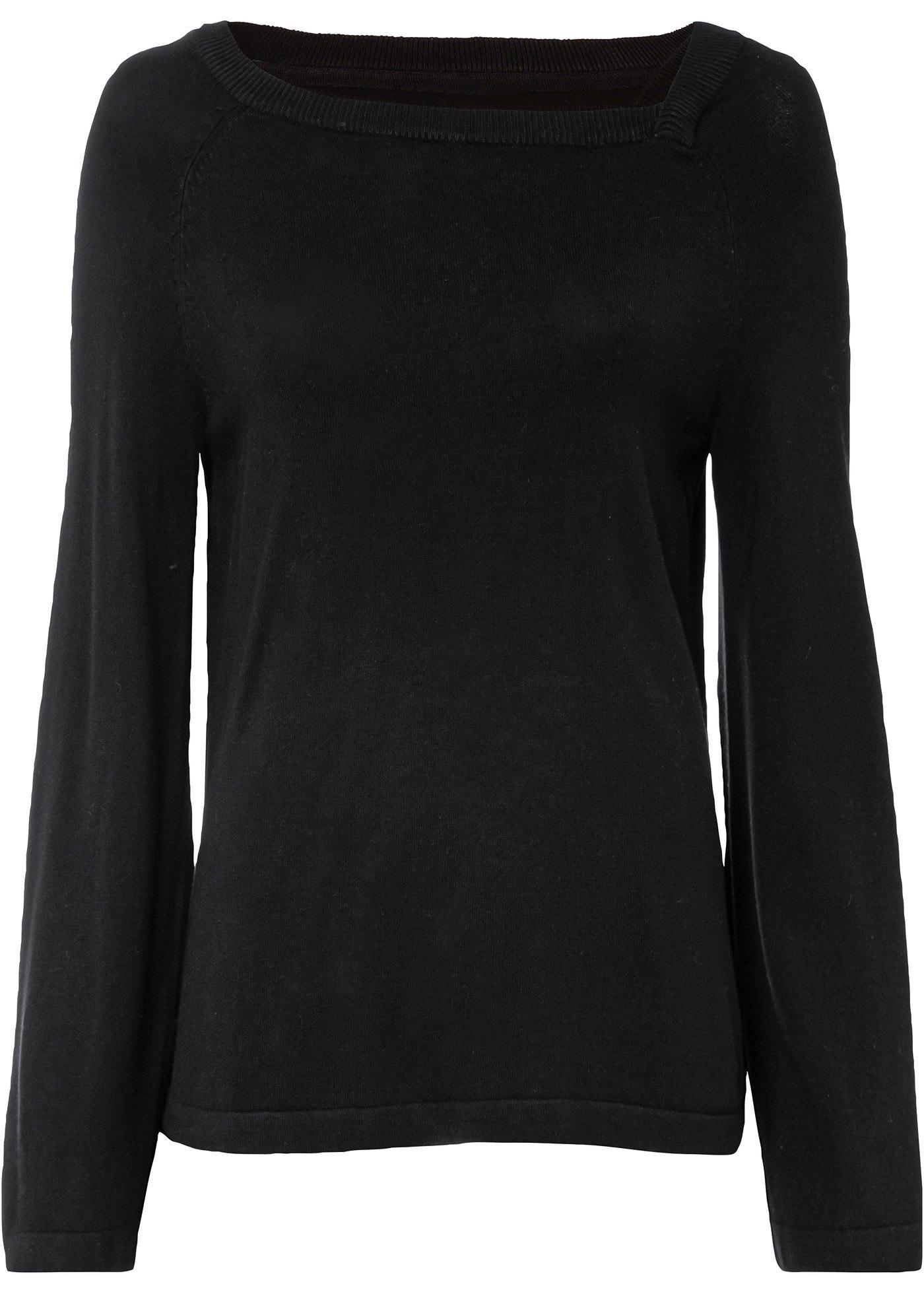 Pull en maille avec manches trompette