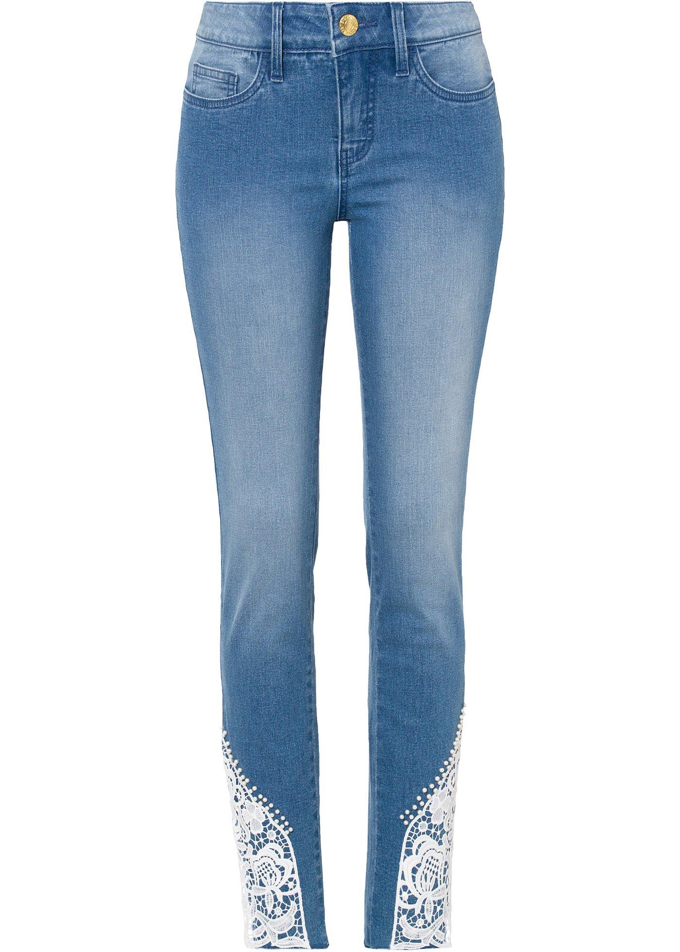 Jean Skinny, dentelle