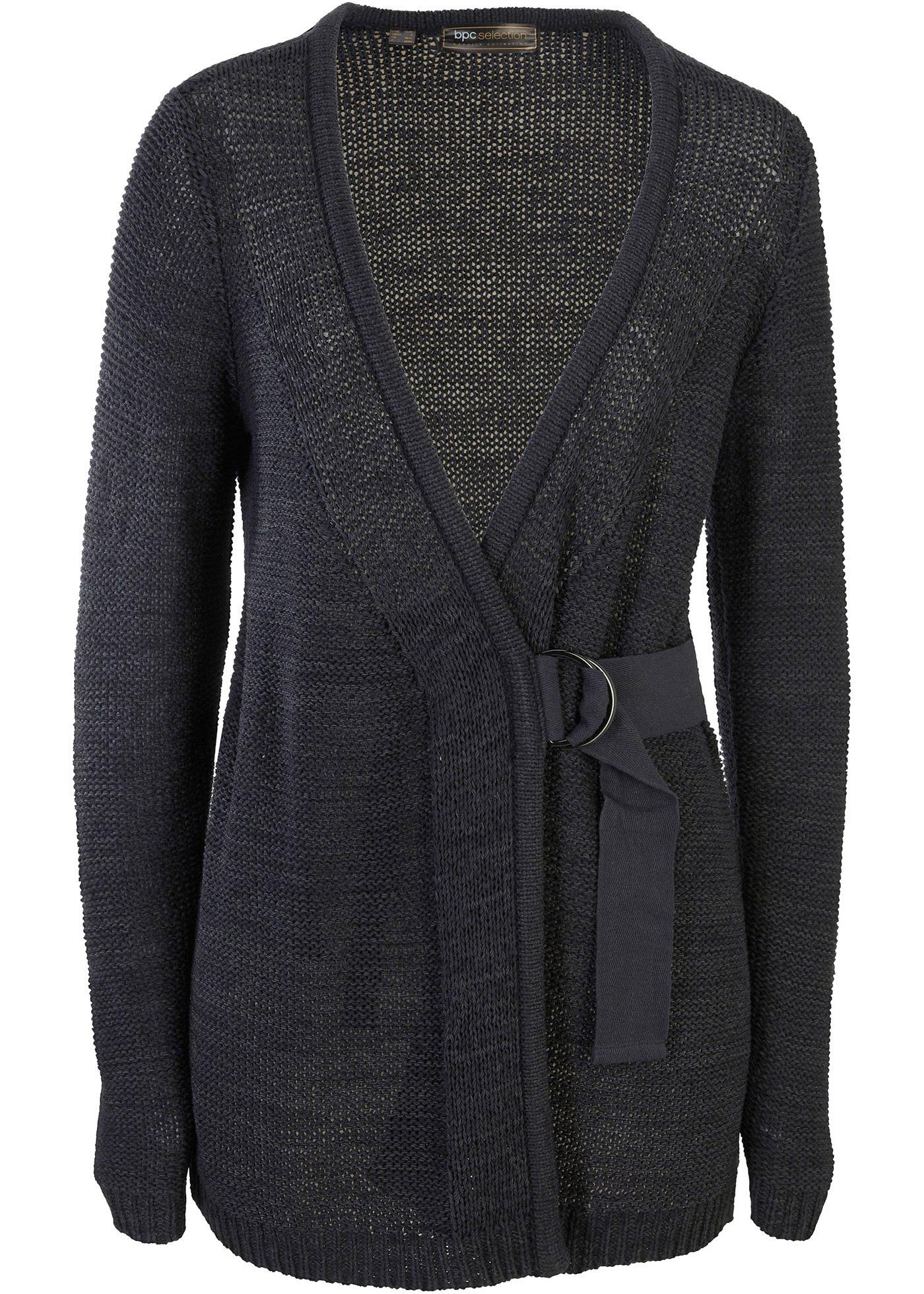 Gilet en maille à fil ruban