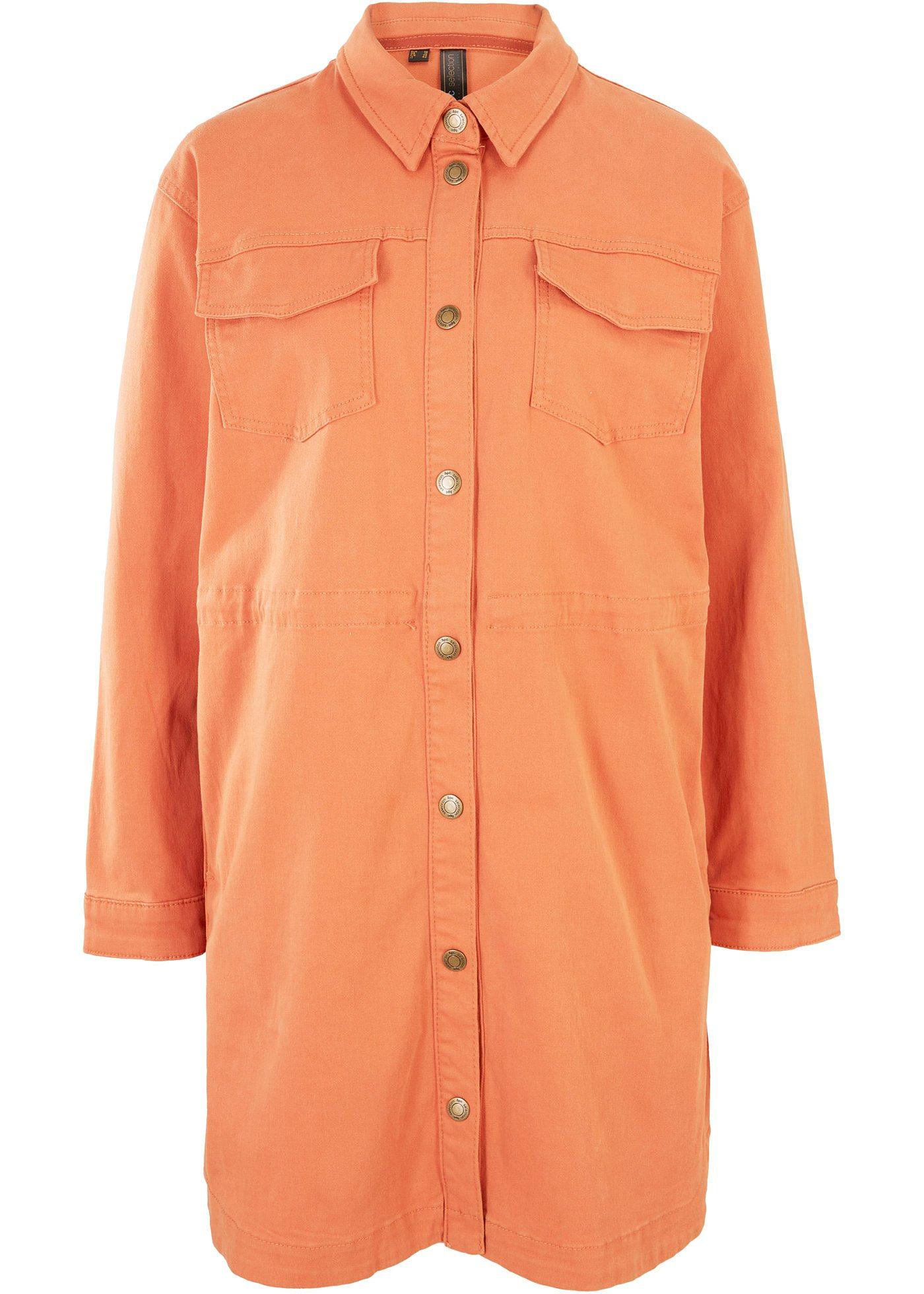 Veste en jean longue