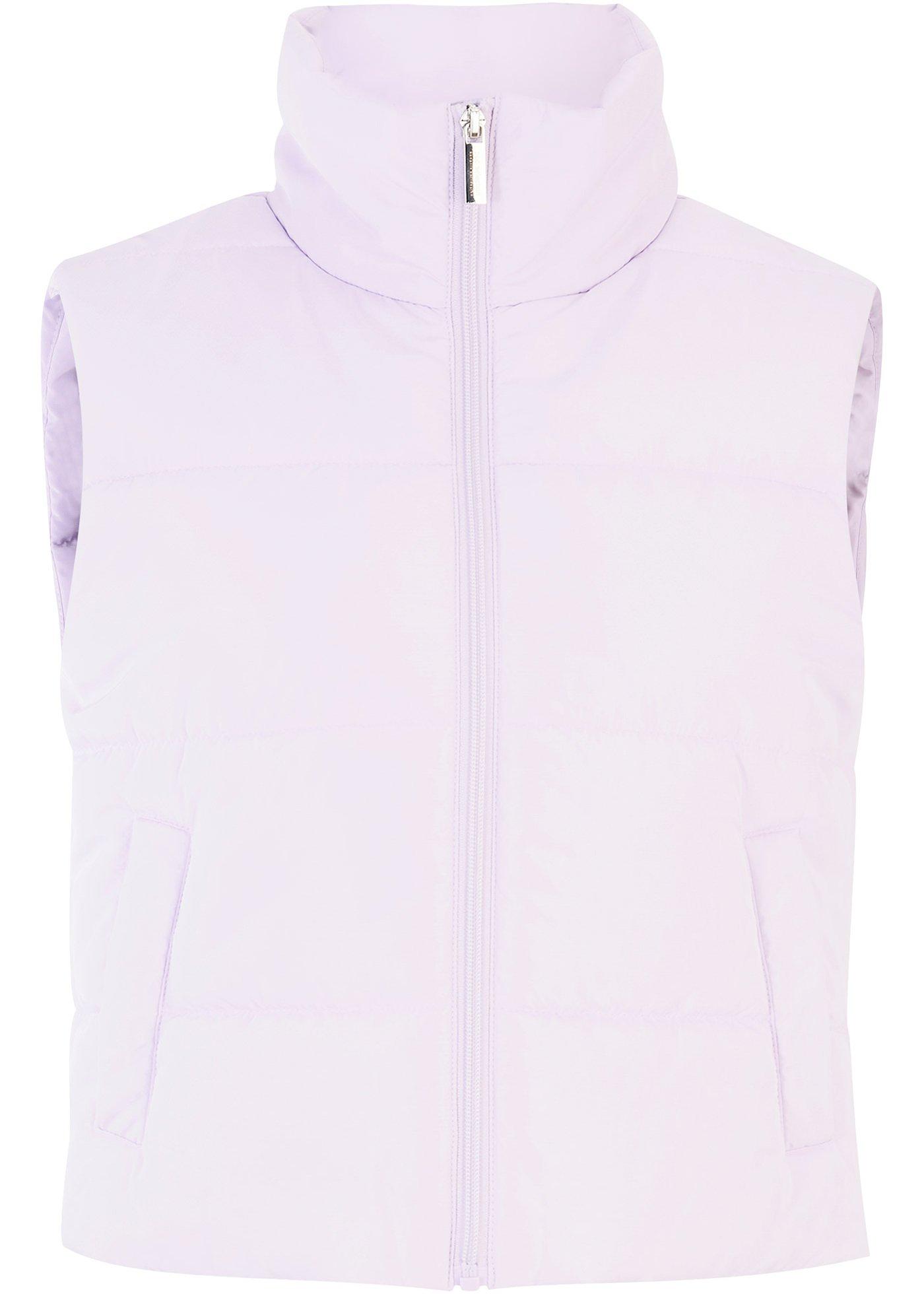 Gilet sans manches matelassé cropped