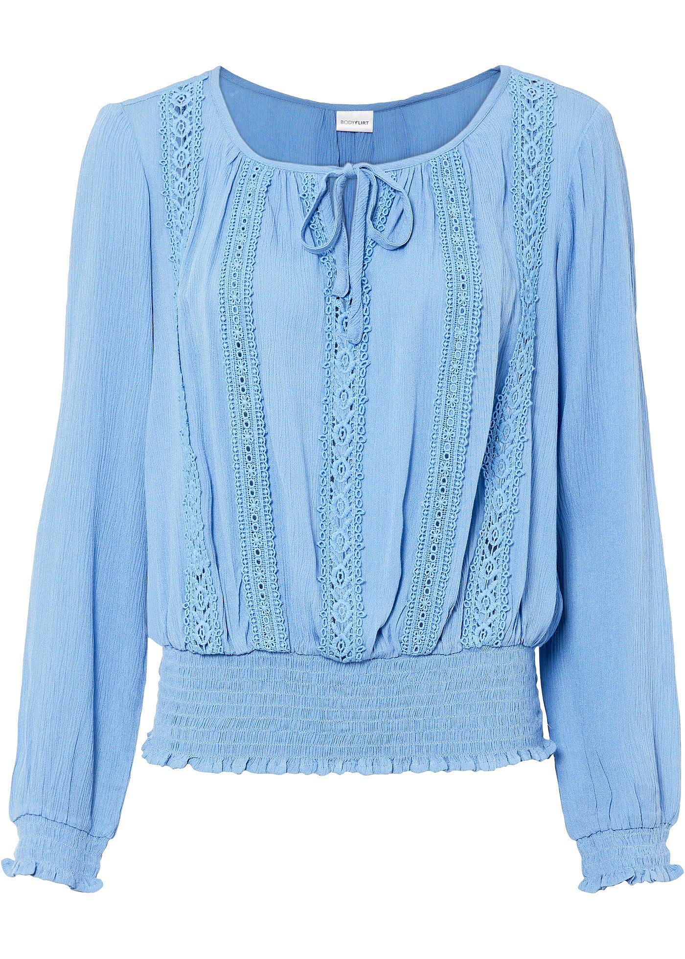 Image de Blouse avec dentelle au crochet