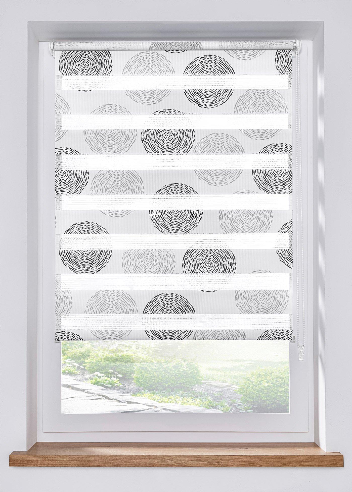 Store double motif cercle