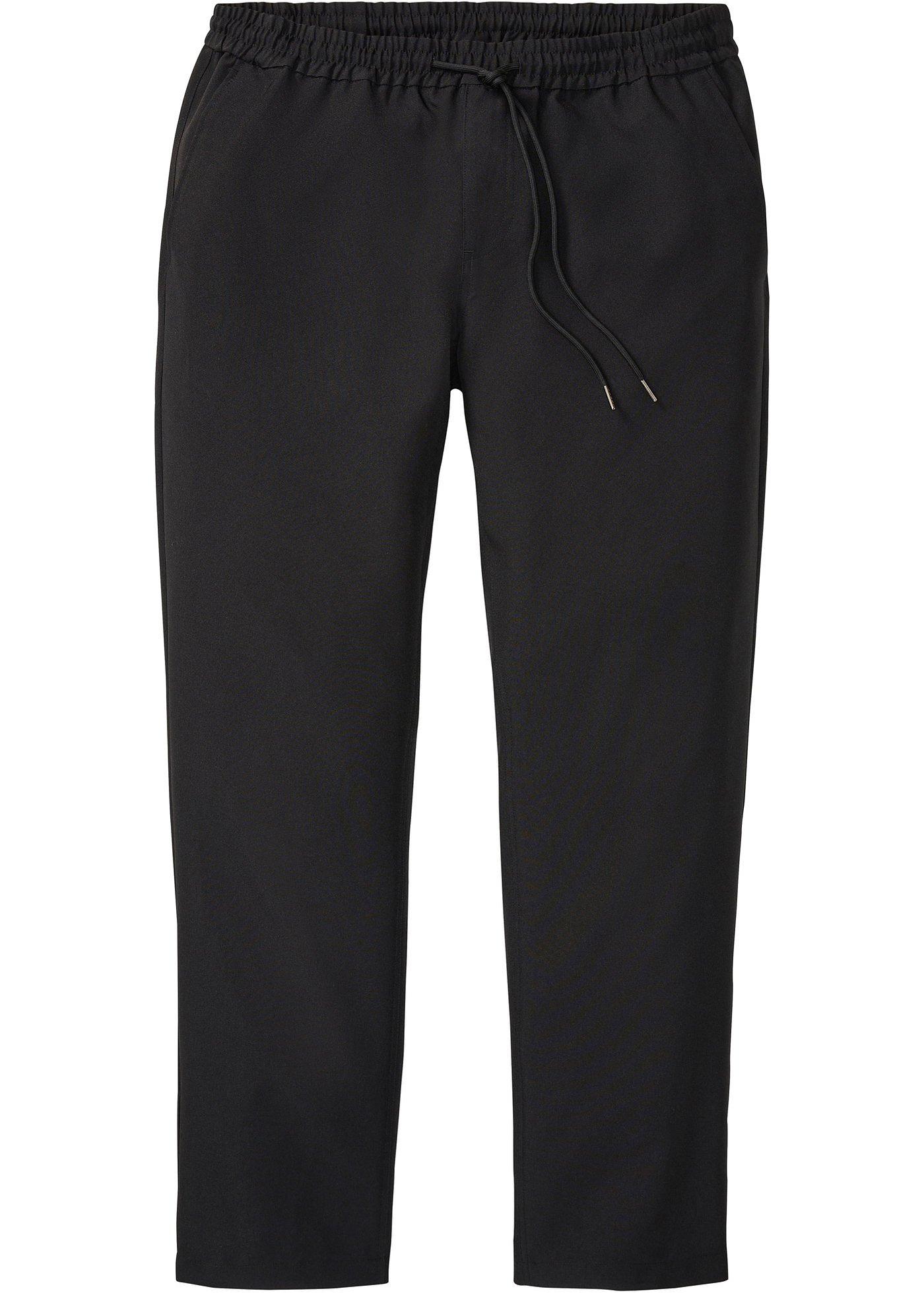 Pantalon chino à taille extensible Loose Fit, Straight