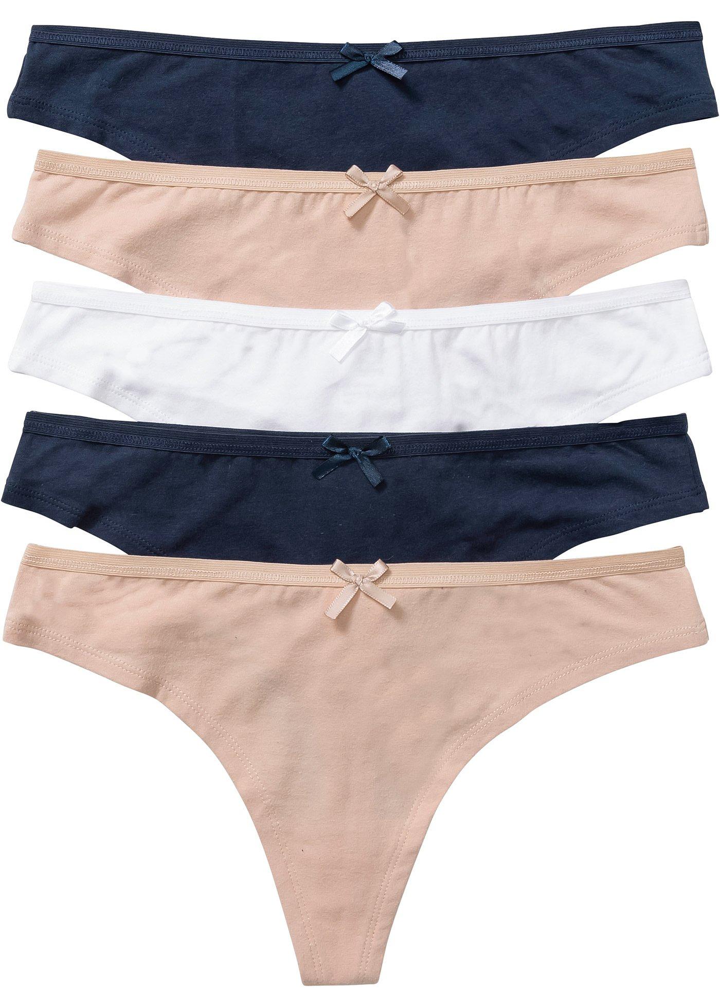 Lot de 5 strings avec coton