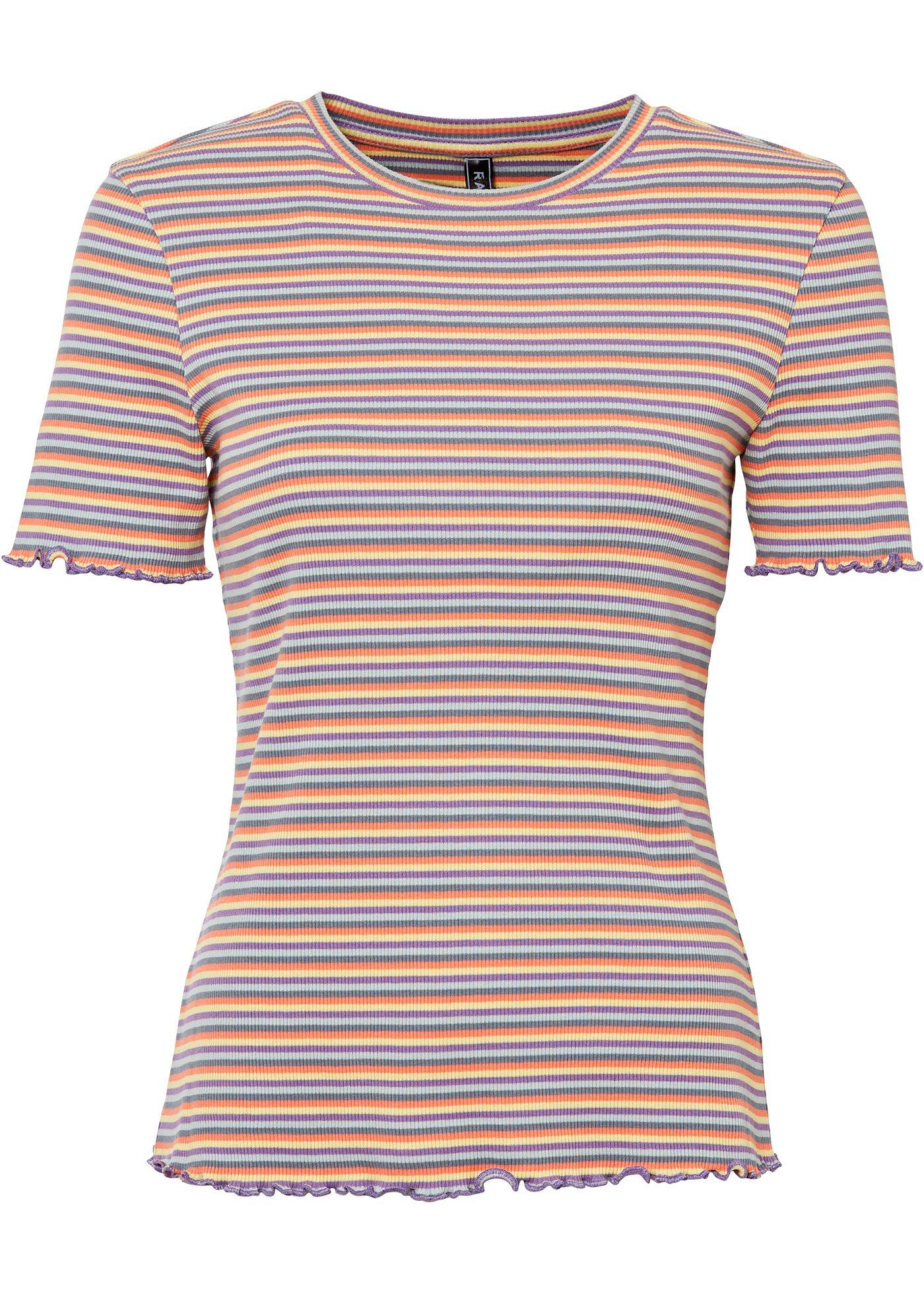 T-shirt côtelé en coton