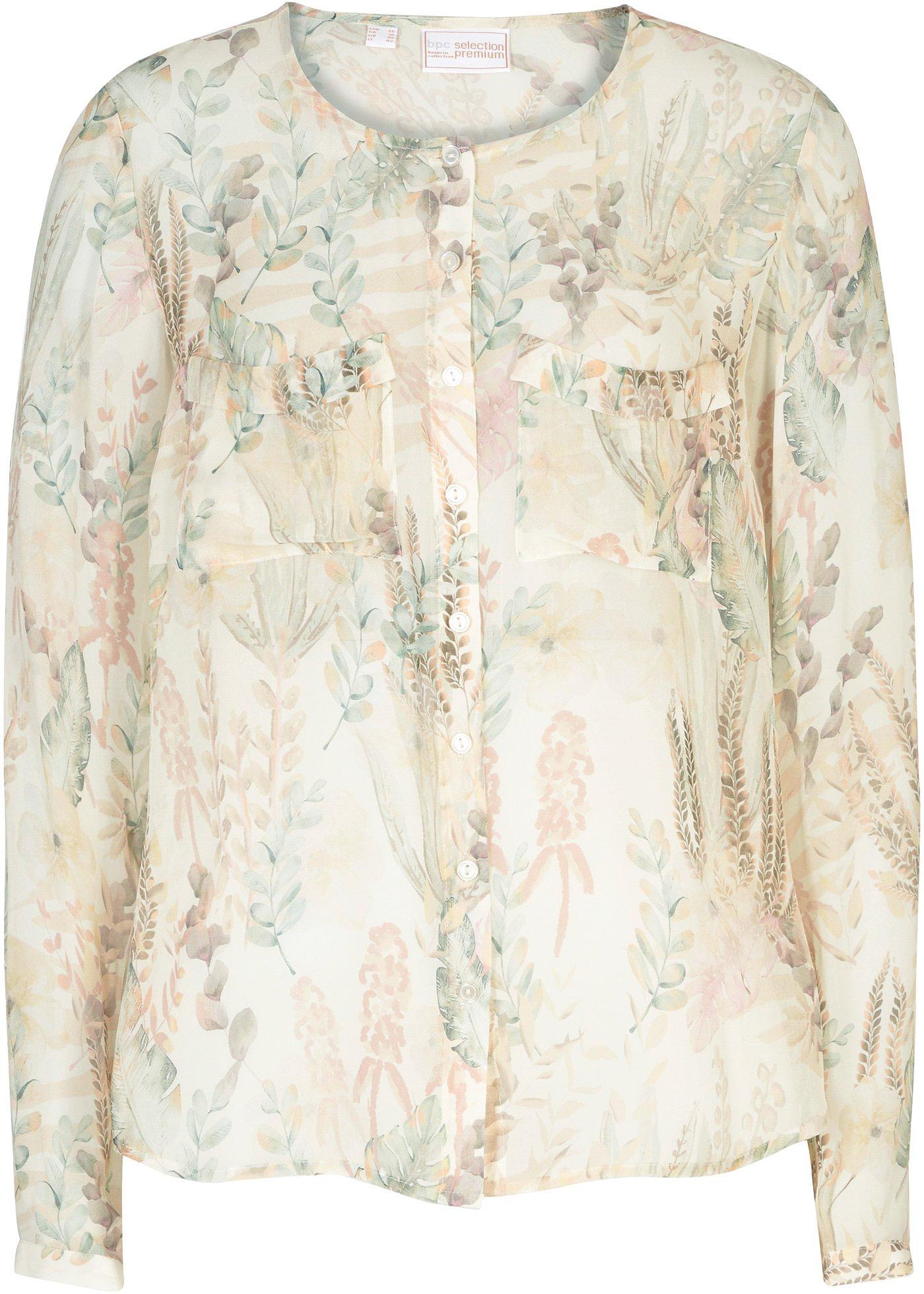 Image de Chemisier en chiffon avec teneur en soie