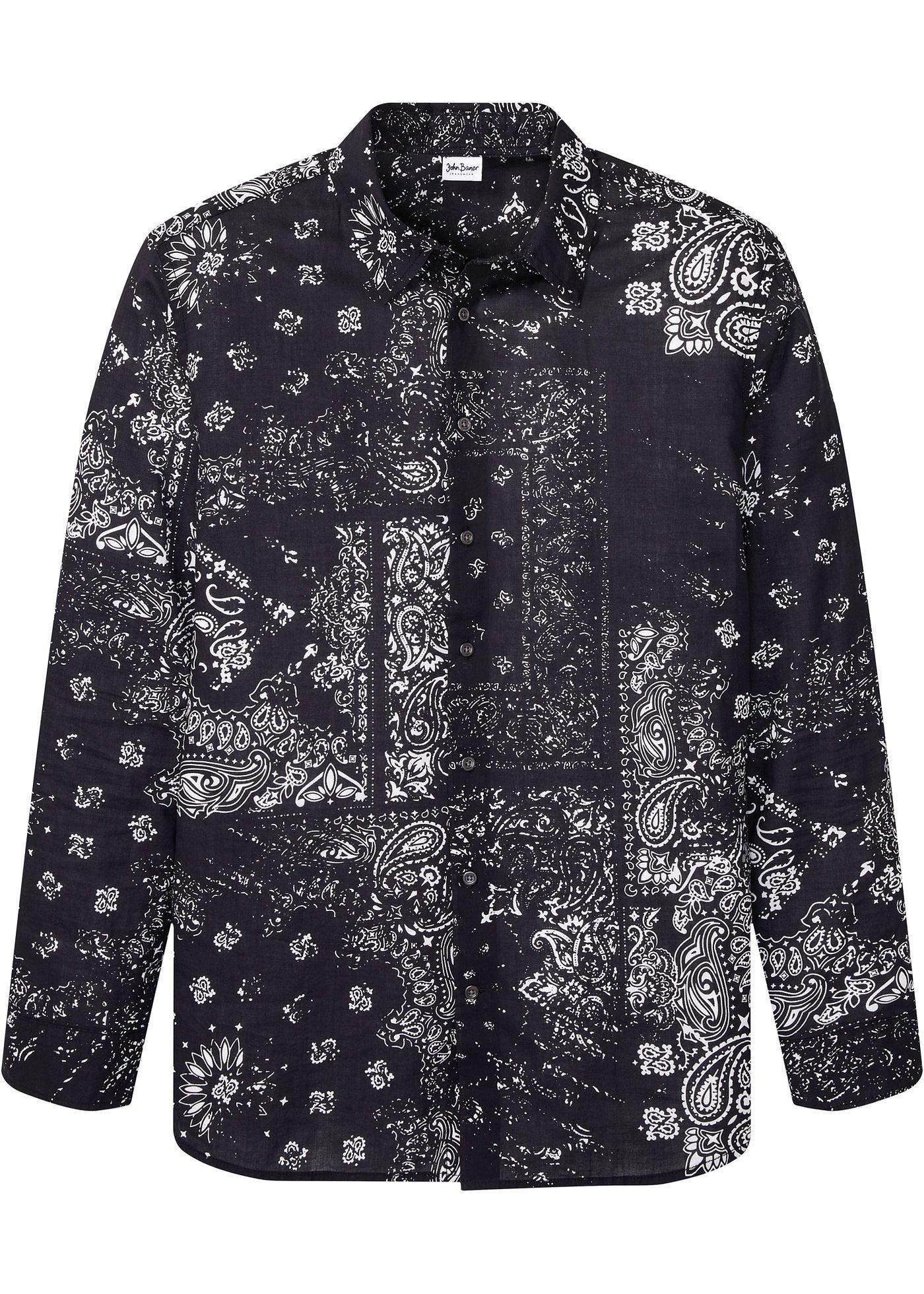 Chemise manches longues en matière estivale légère