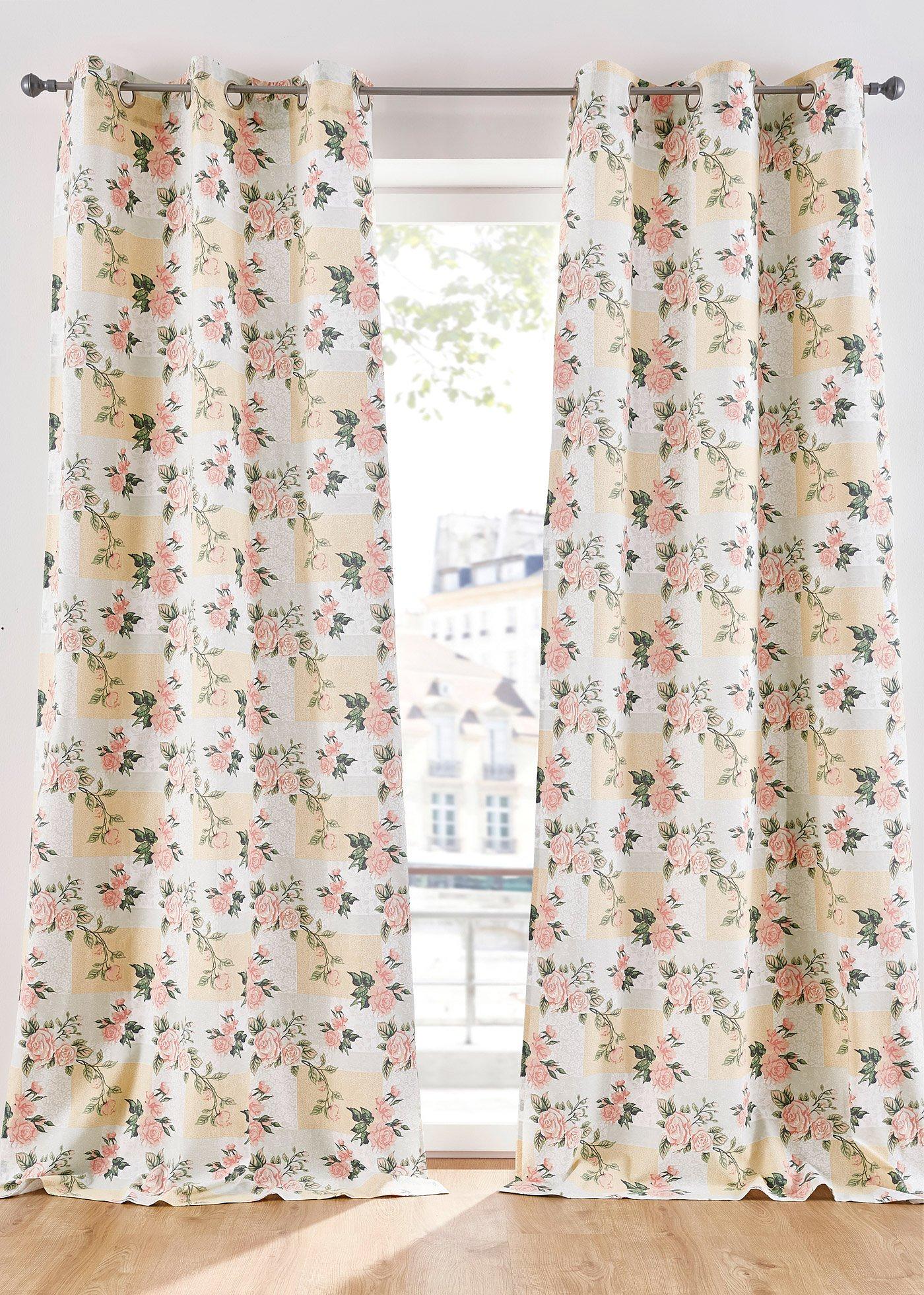 Panneau à imprimé floral (1 pce.)