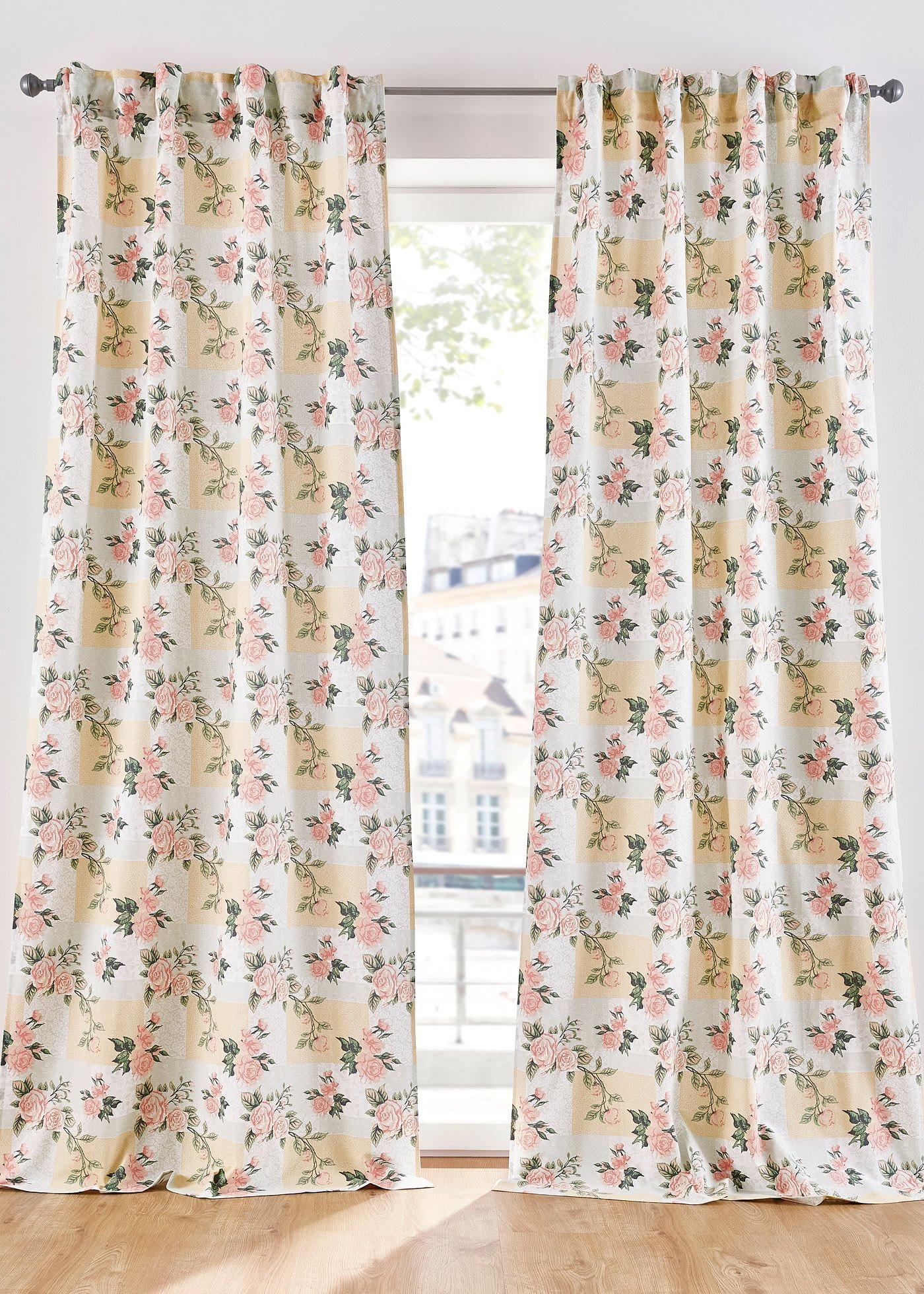 Panneau à imprimé floral (1 pce.)