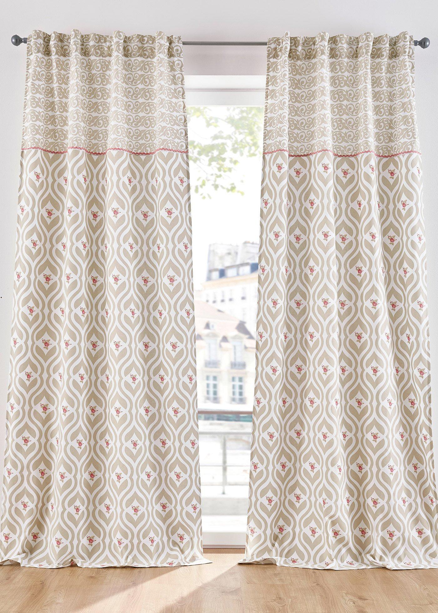 Panneau en coton avec imprimé floral (1 pce.)