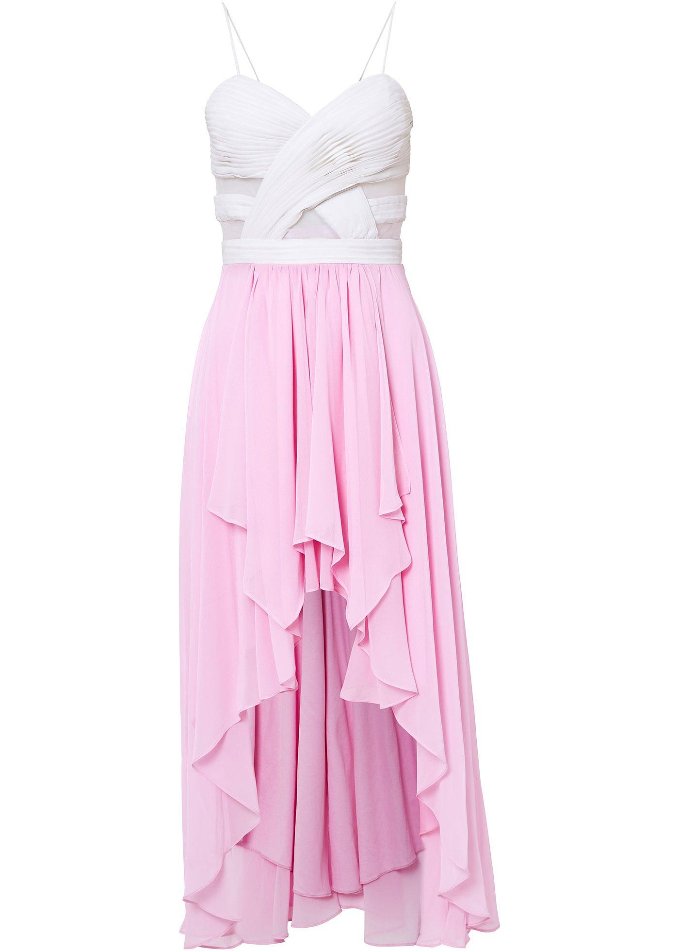 Robe style court-long avec décolleté cœur