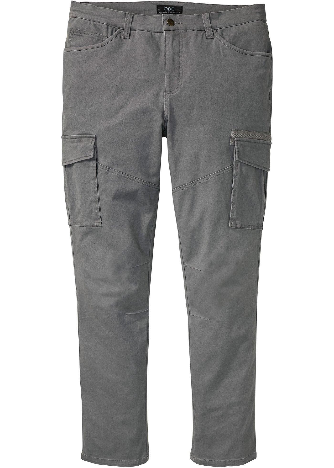 Pantalon cargo extensible Slim Fit, Straight