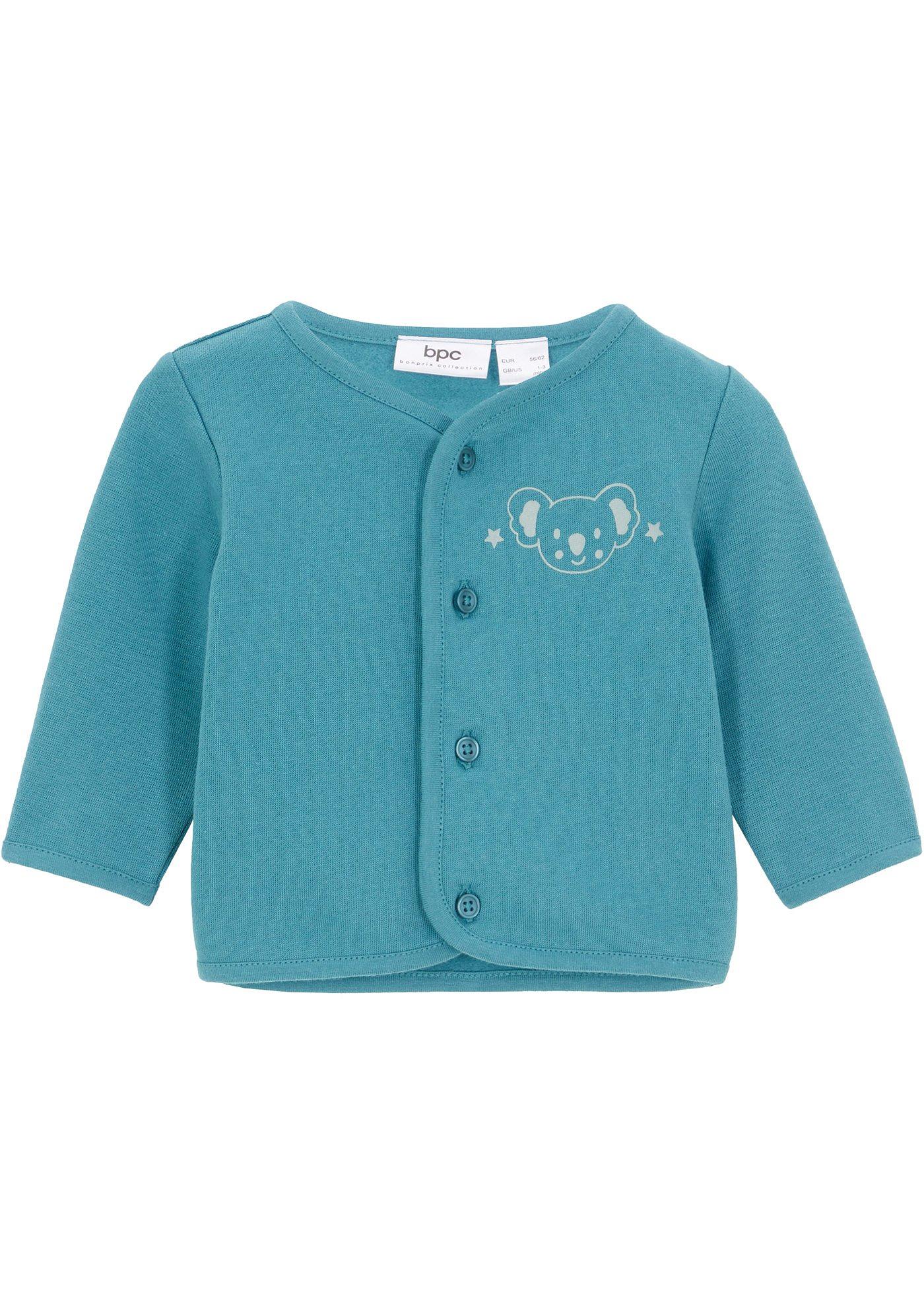 Gilet sweat bébé en coton
