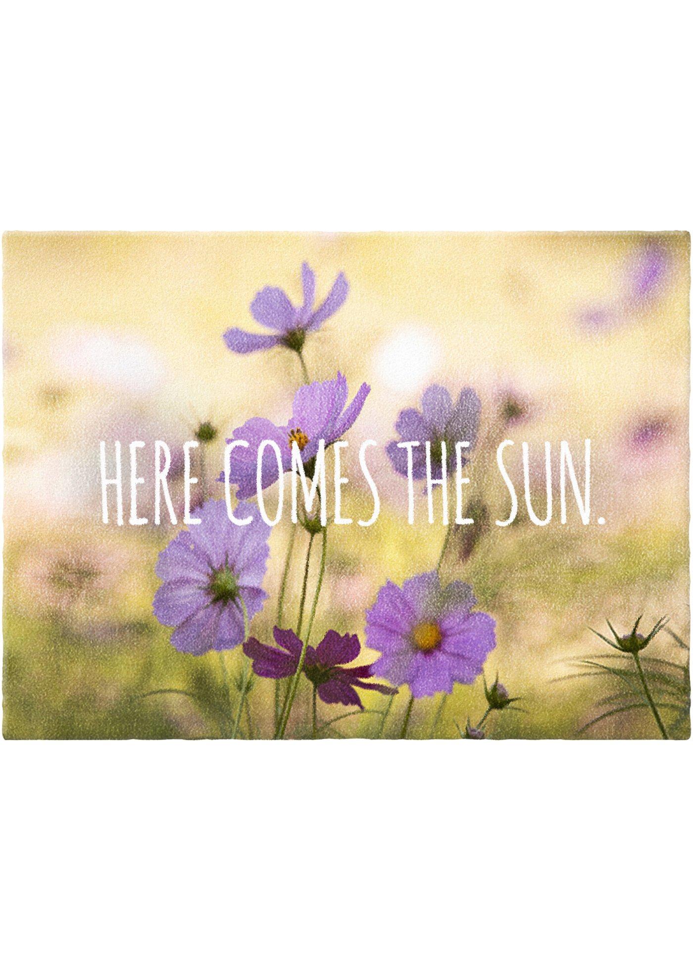 Tapis de protection avec petites fleurs