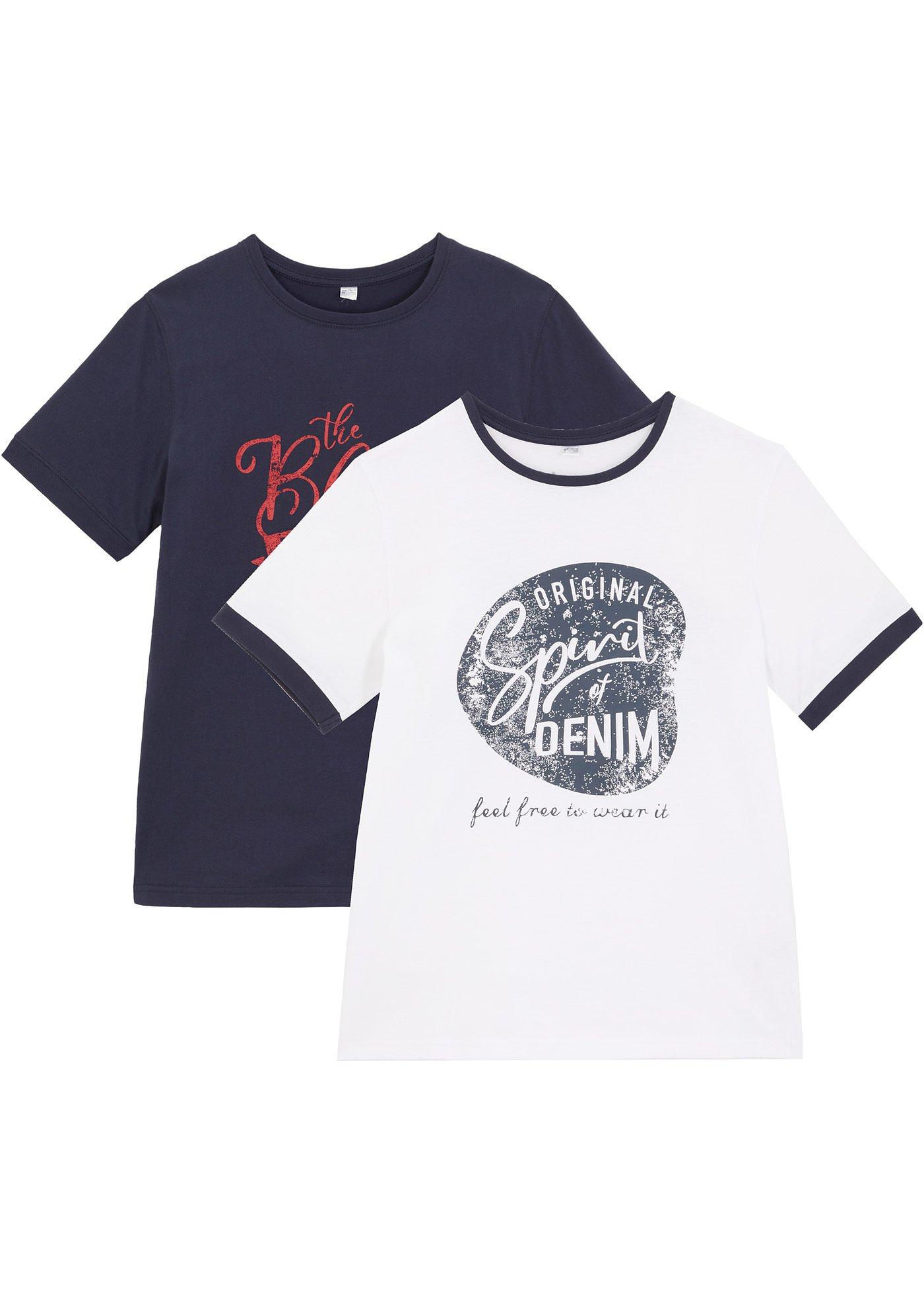 Lot de 2 T-shirts garçon Slim Fit