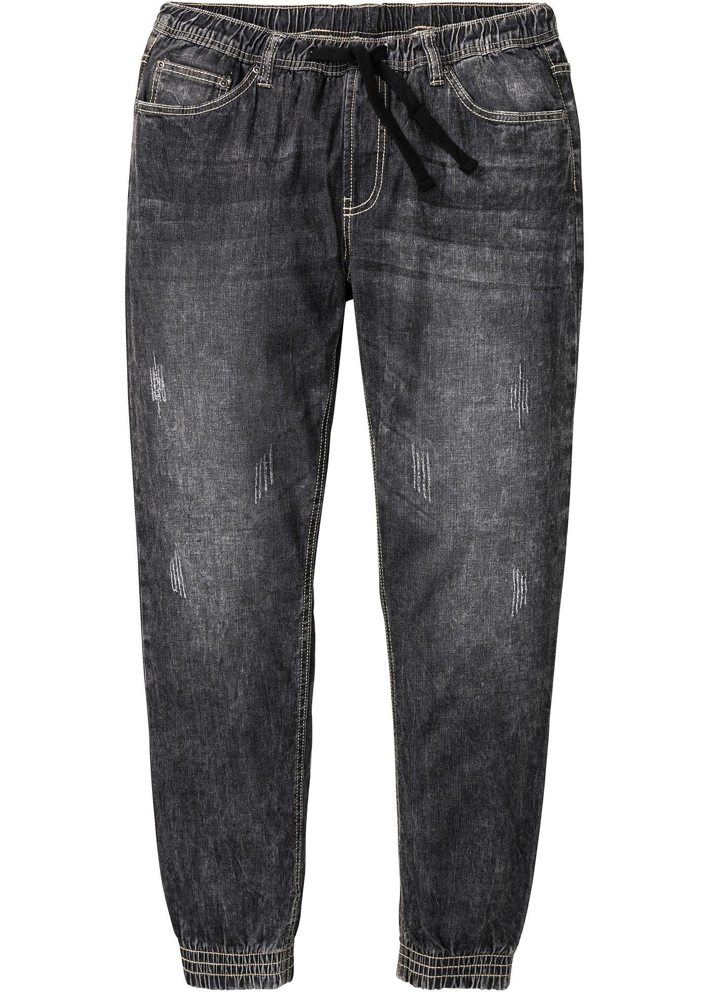 Jean à enfiler extensible Slim Fit, Straight