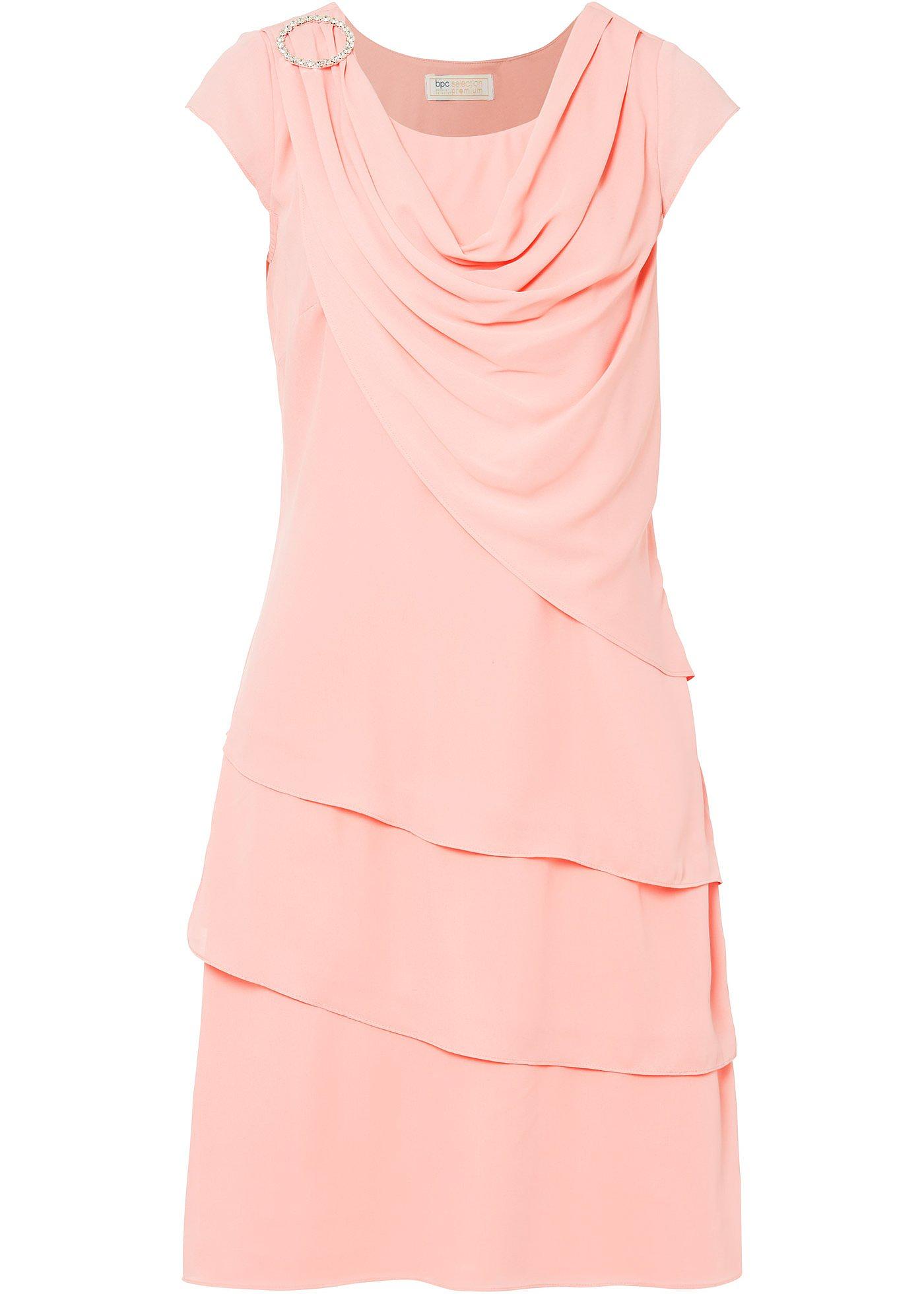 Robe en chiffon style superposé