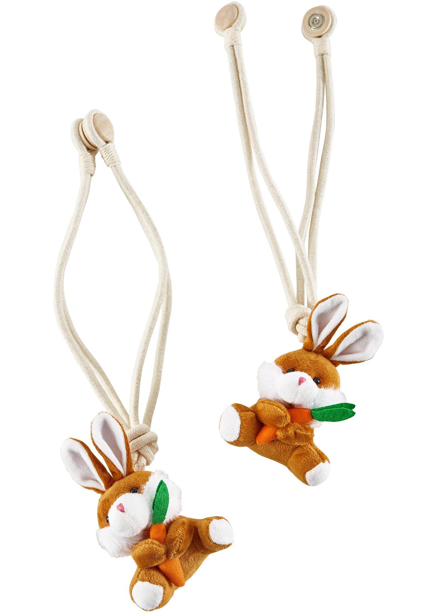 Lot de 2 embrasses lapins